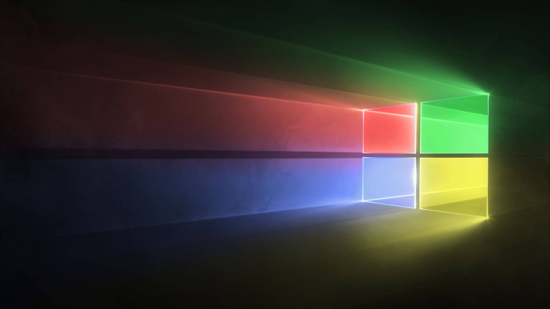 Tv 4k Glowing Windows Logo Background