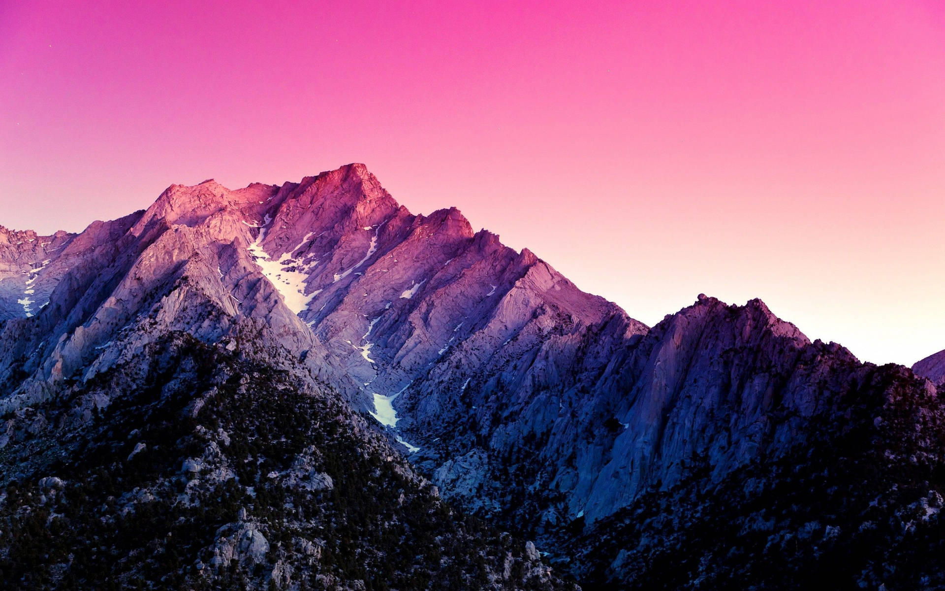 Tv 4k Mountain Pink Aesthetic Background