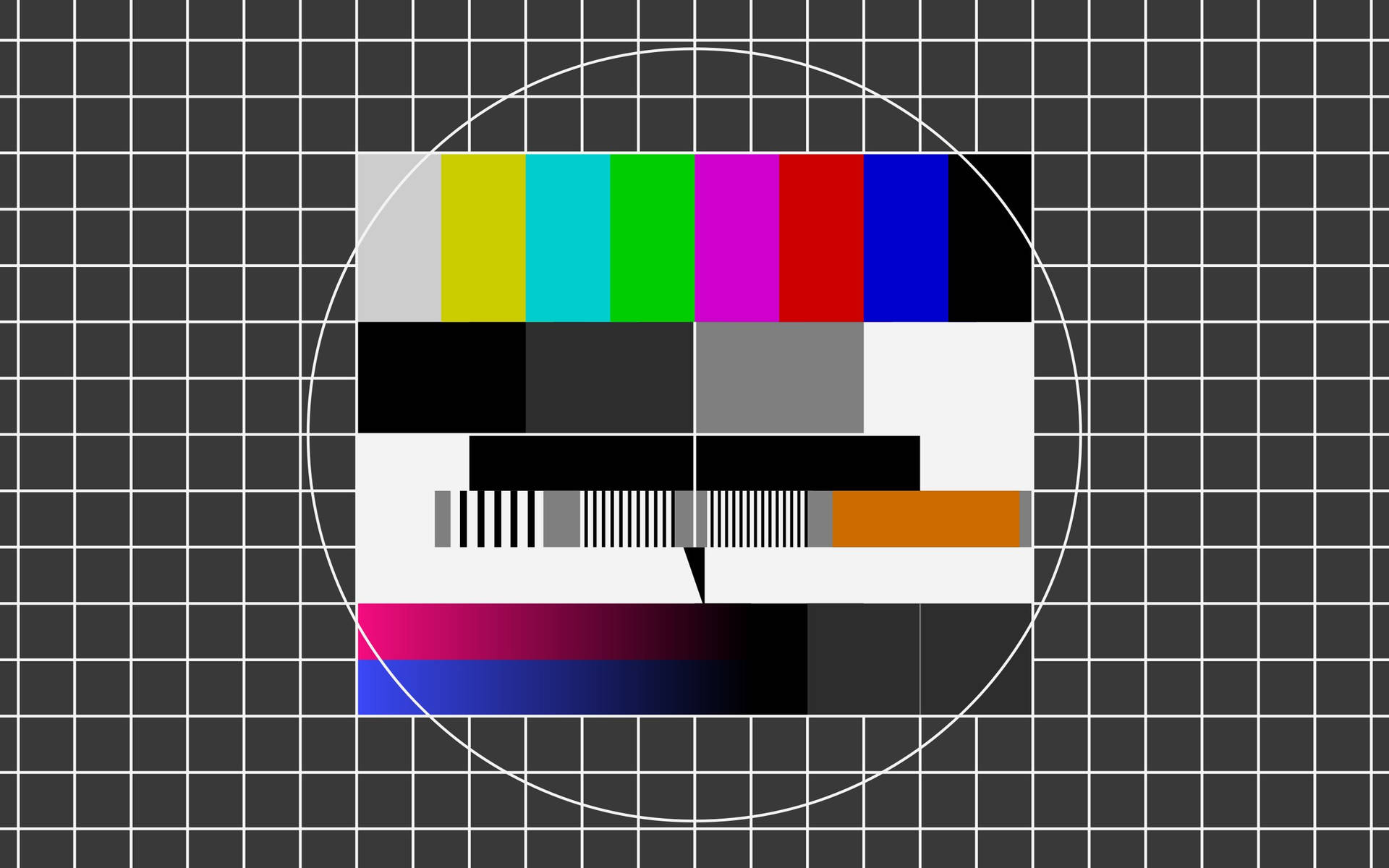 Tv Pattern Test Grid Background