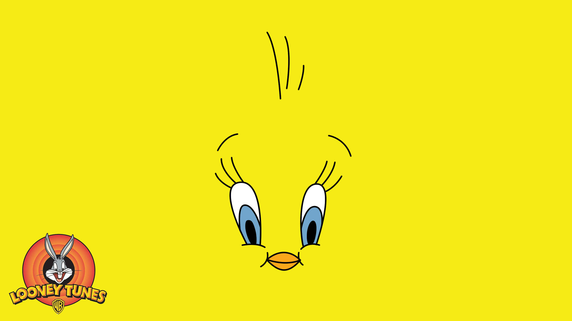 Tweety Bird Face Features Background Background