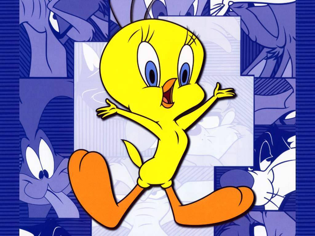 Tweety With Looney Tunes Character Background