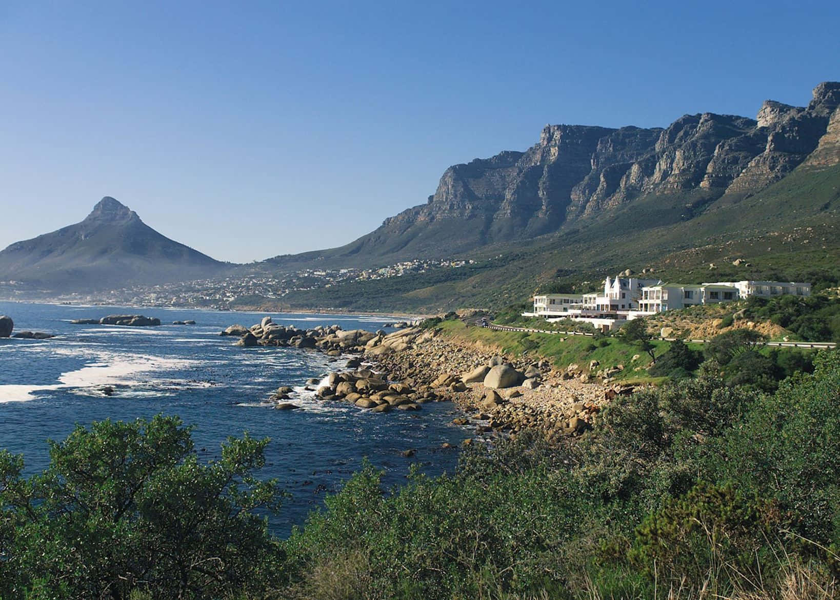 Twelve Apostles Hotel And Spa In South Africa Background