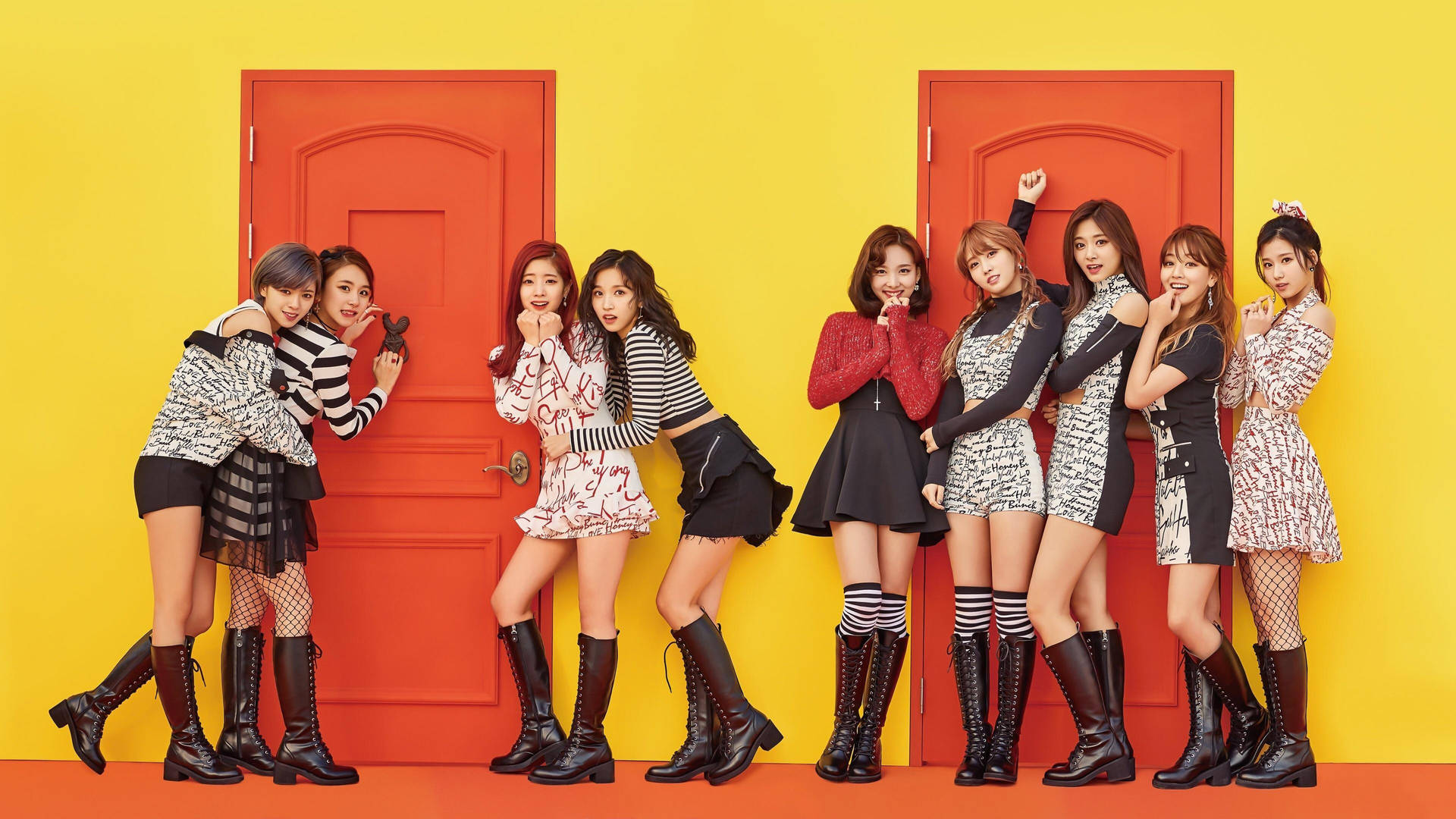 Twice 4k Knock Knock Mv Photo Background