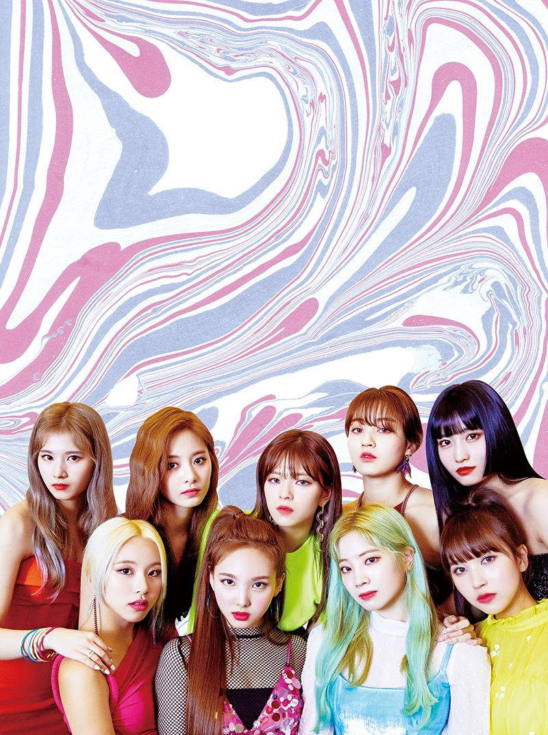 Twice In Abstract Background Background