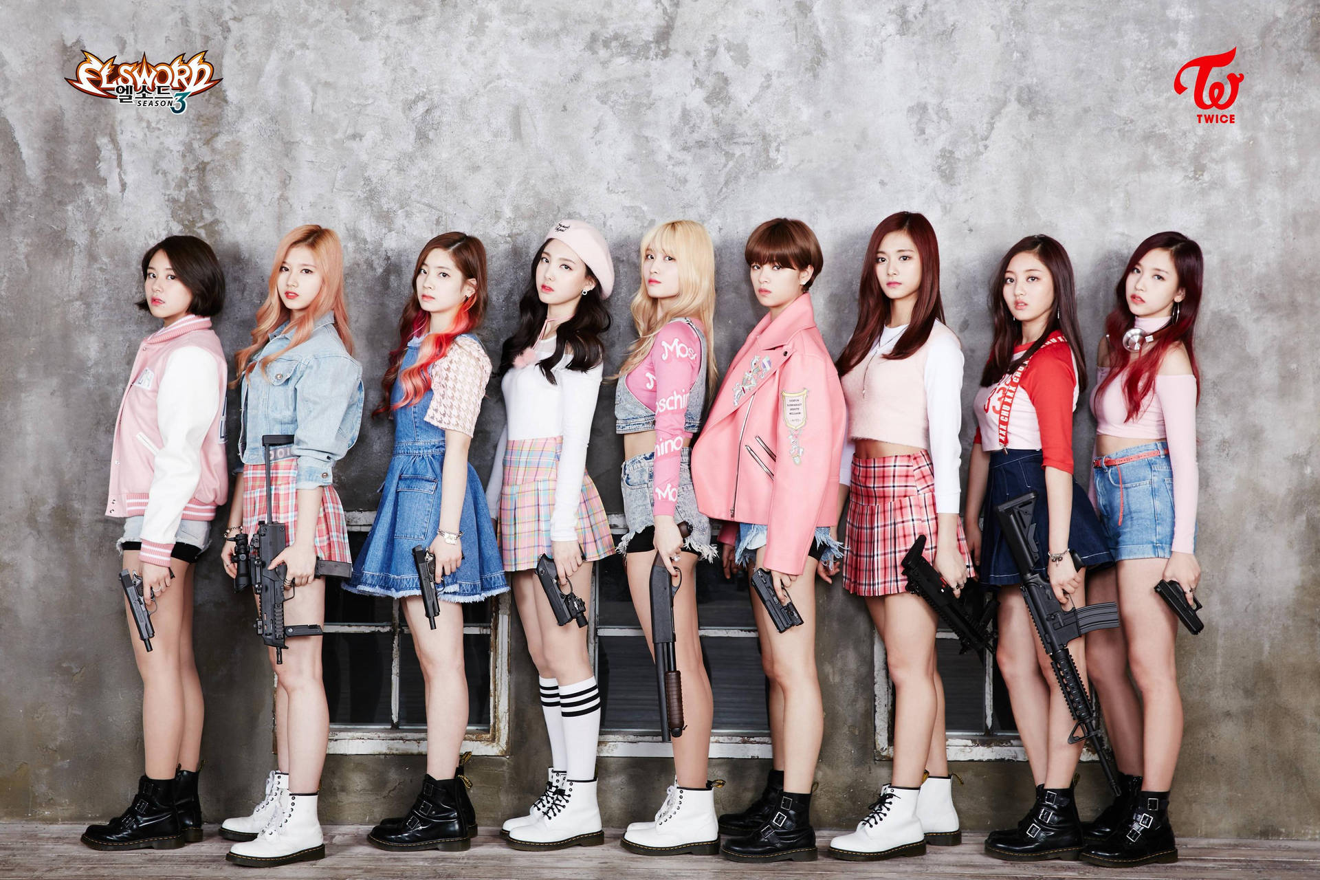 Twice With Guns Background