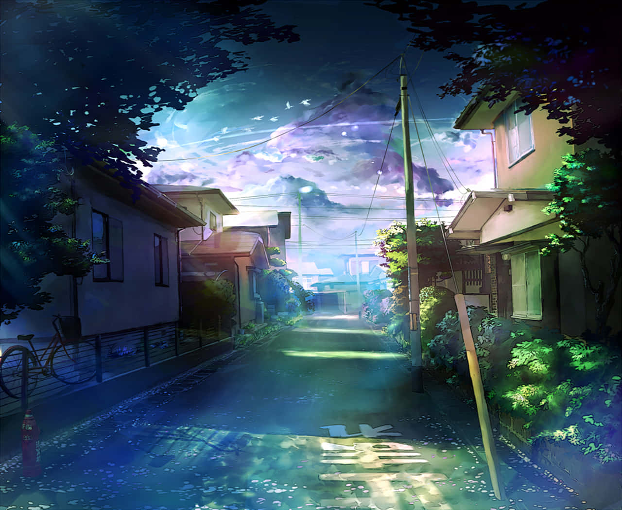 Twilight_ Anime_ Street_ Scene