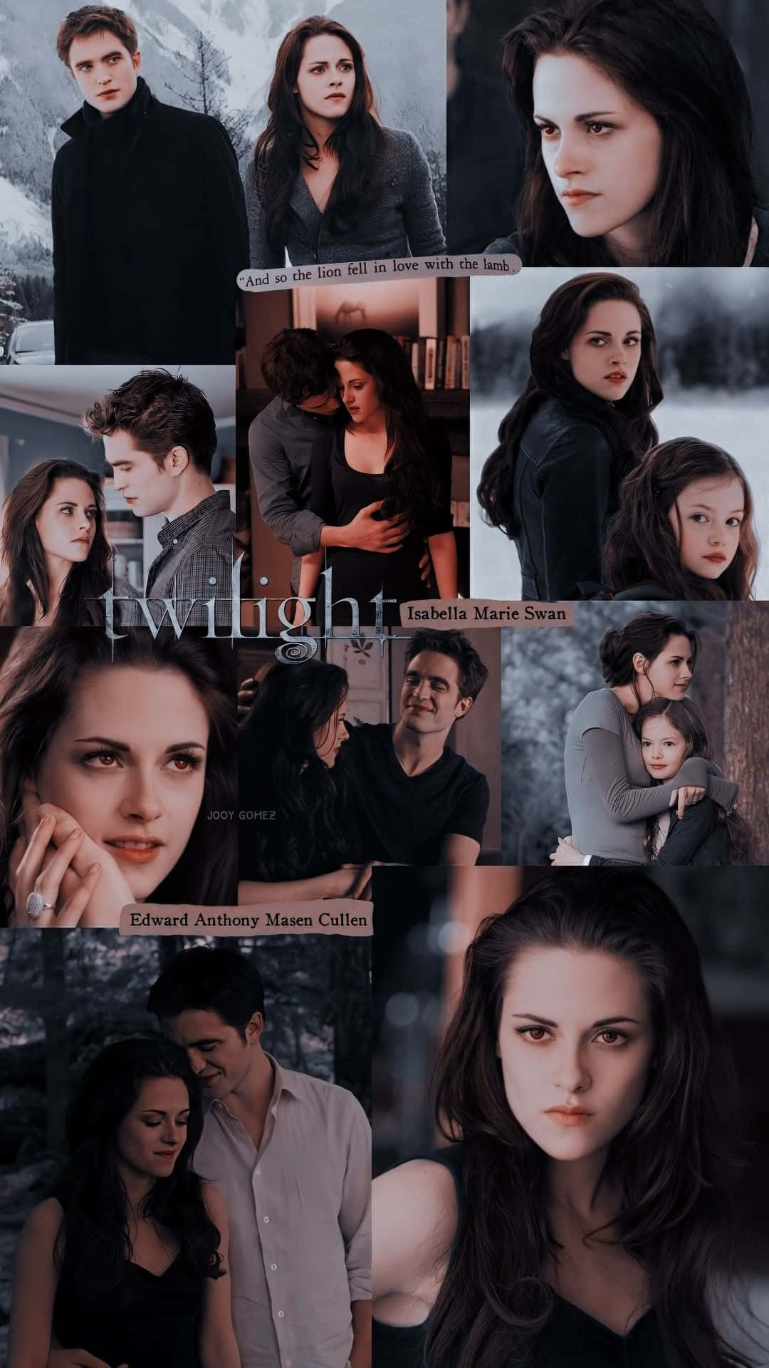 Twilight Saga Collage Background
