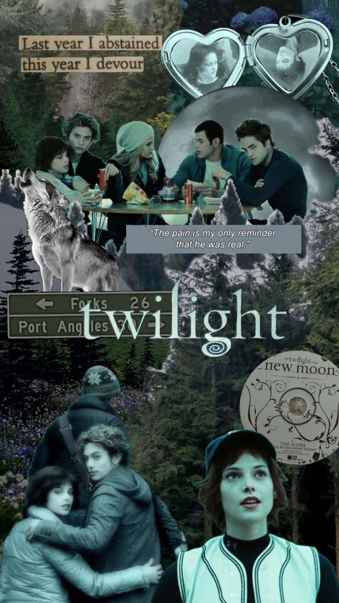 Twilight Saga Collagei Phone Wallpaper Background