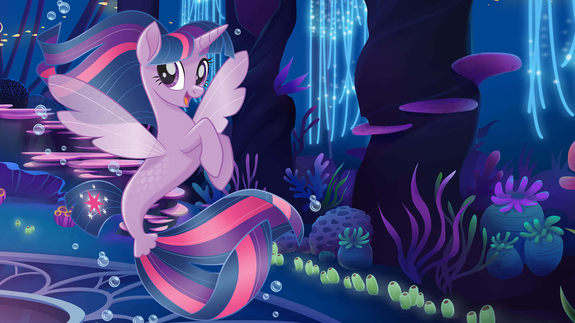 Twilight Sparkle Seapony Mermaid Background