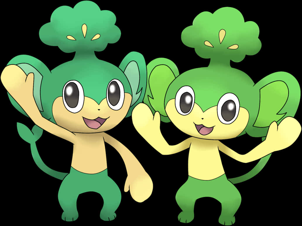 Twin Pansage Hd Background