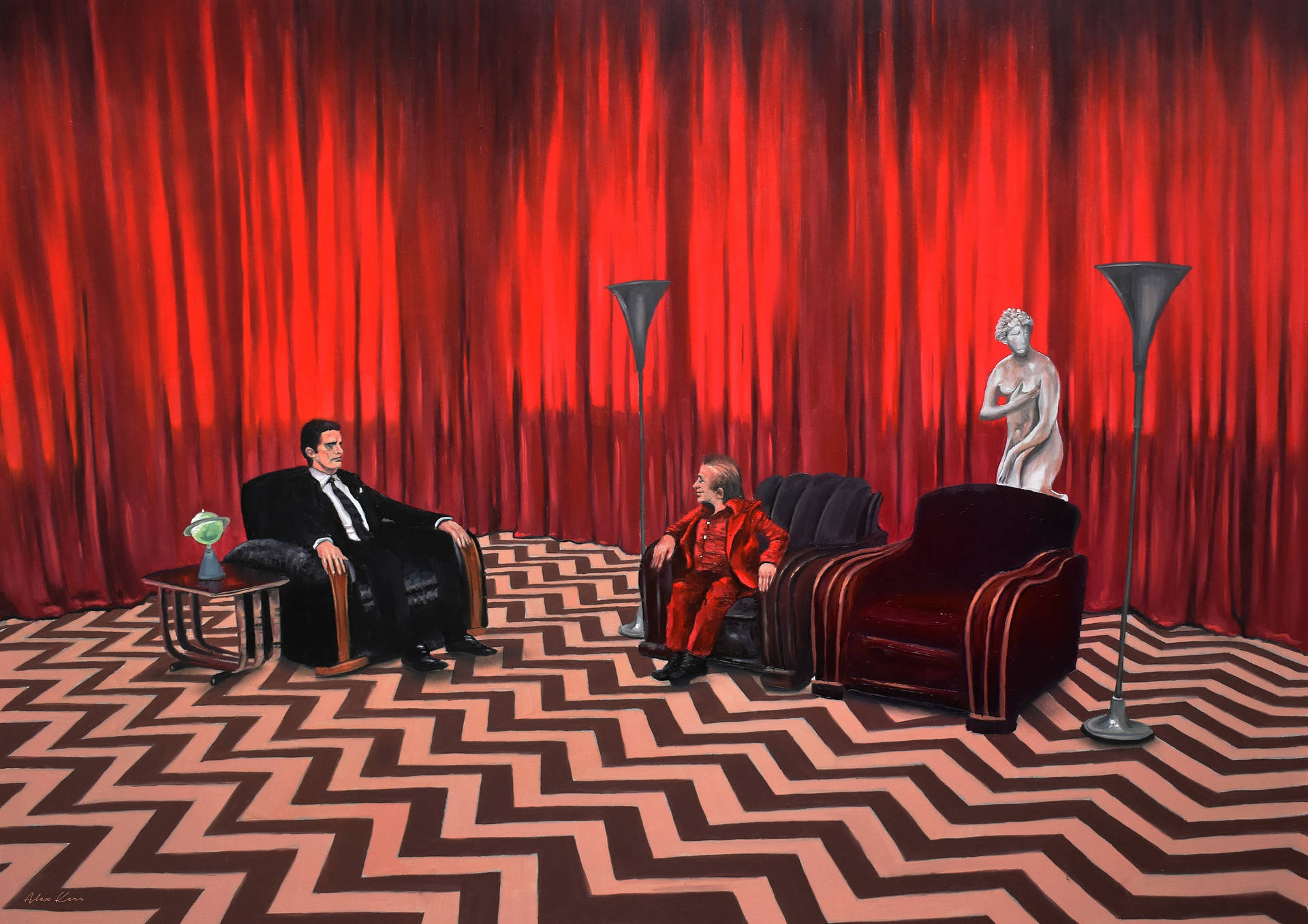 Twin Peaks Red Interview Background
