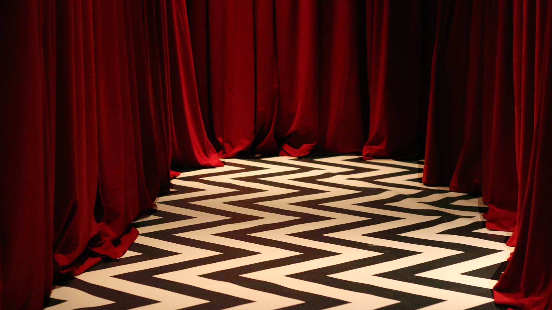 Twin Peaks Red Patterns Background