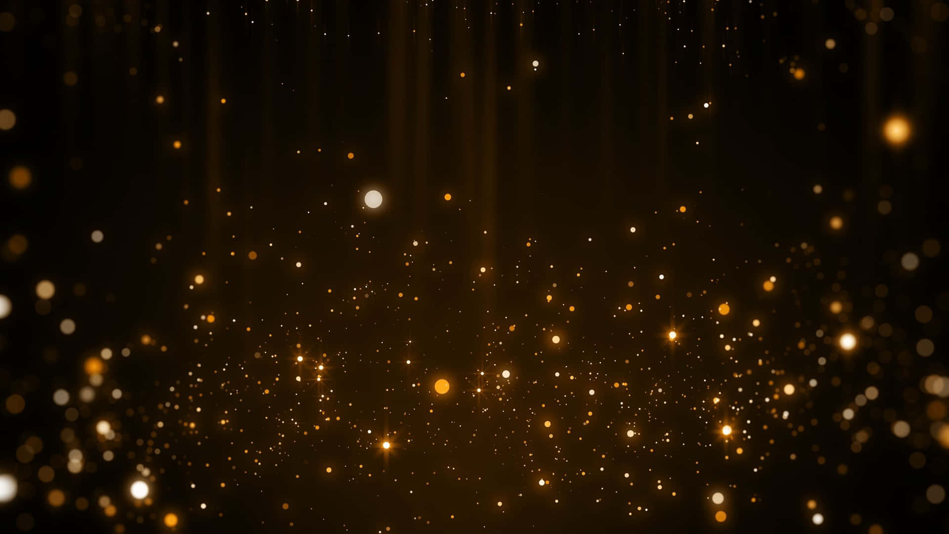 Twinkle Black And Gold Glitter Background
