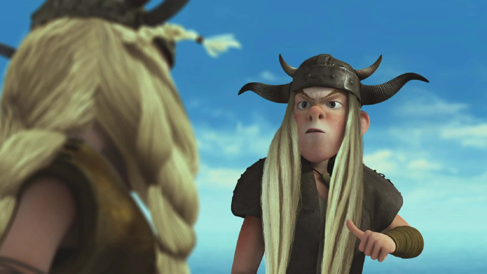 Twins From Dragons Riders Of Berk Background