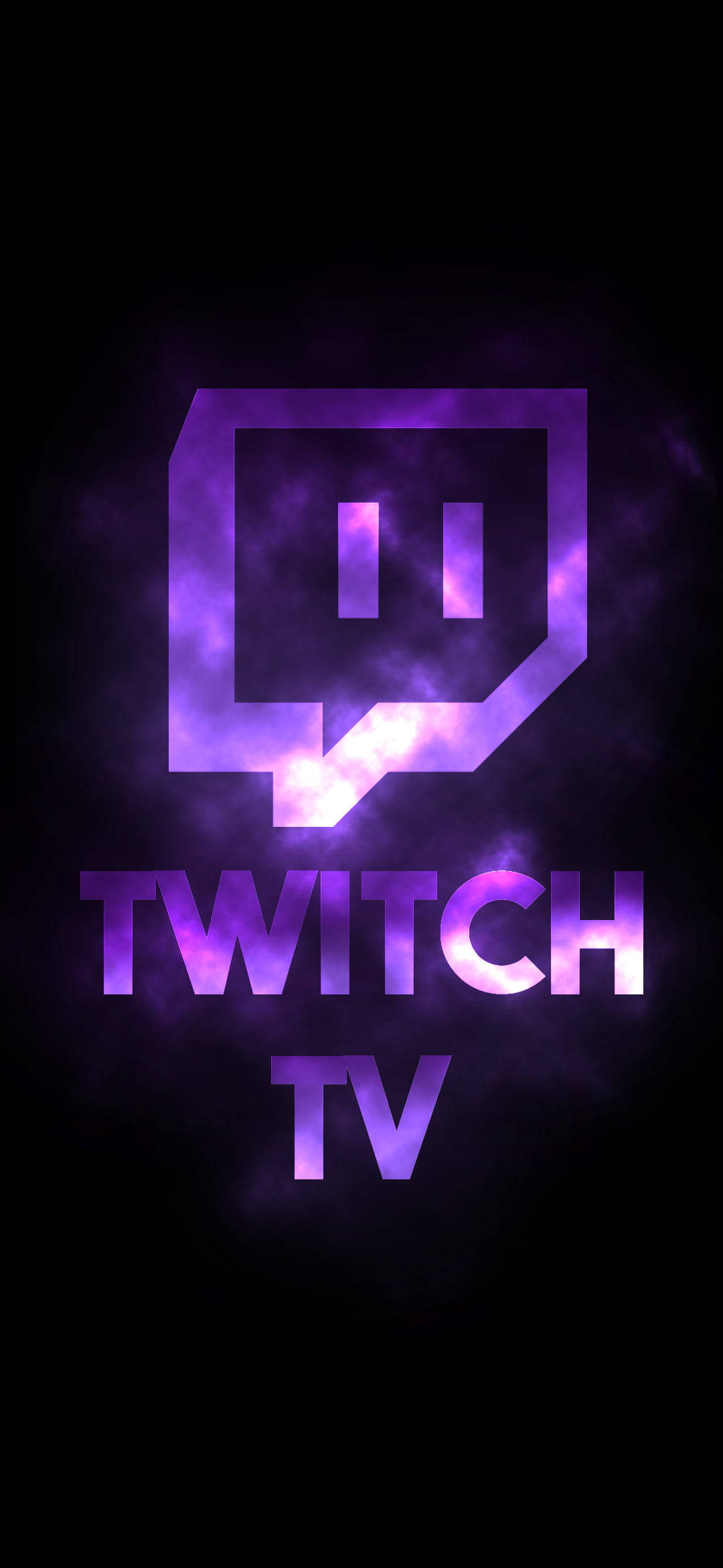 Twitch Black And Purple Phone Background