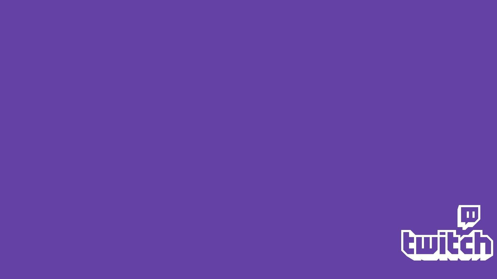 Twitch Minimalism Purple Art Background