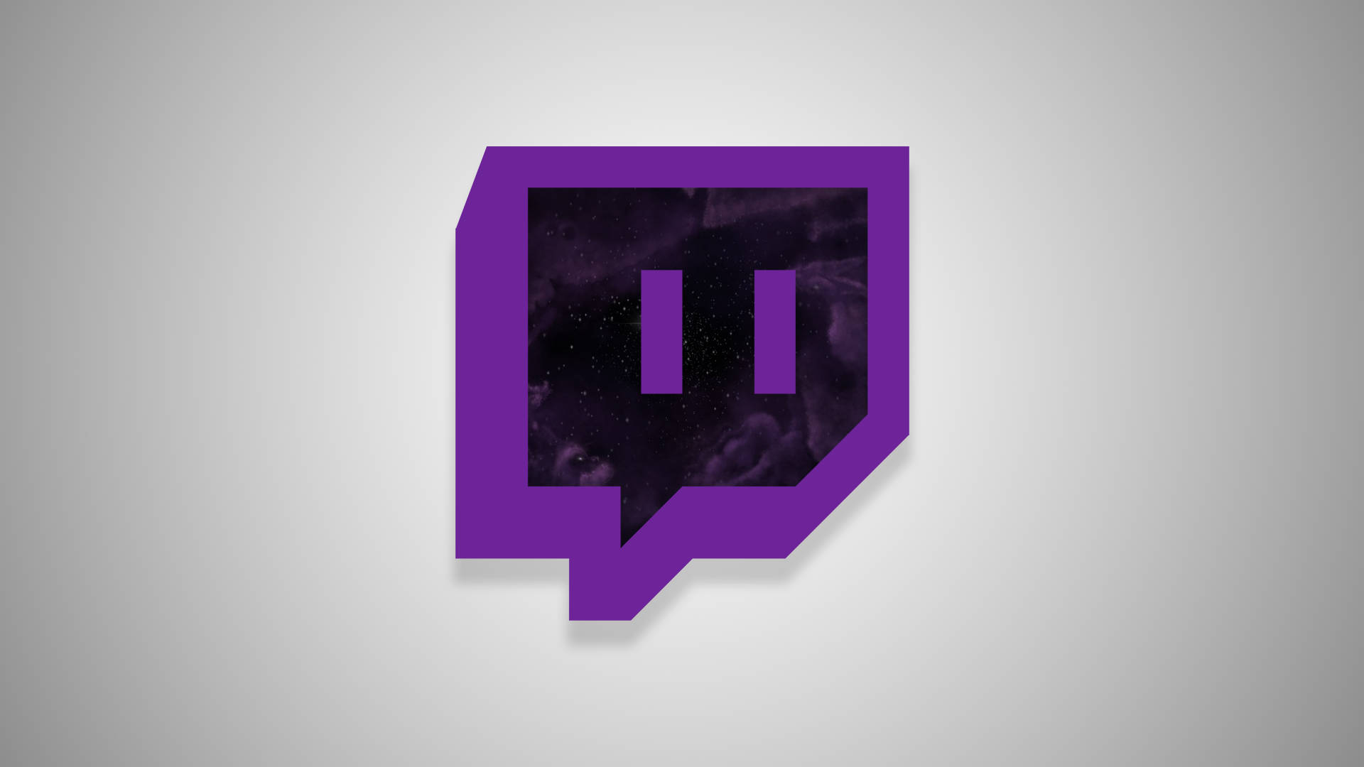 Twitch Purple Black Logo Background