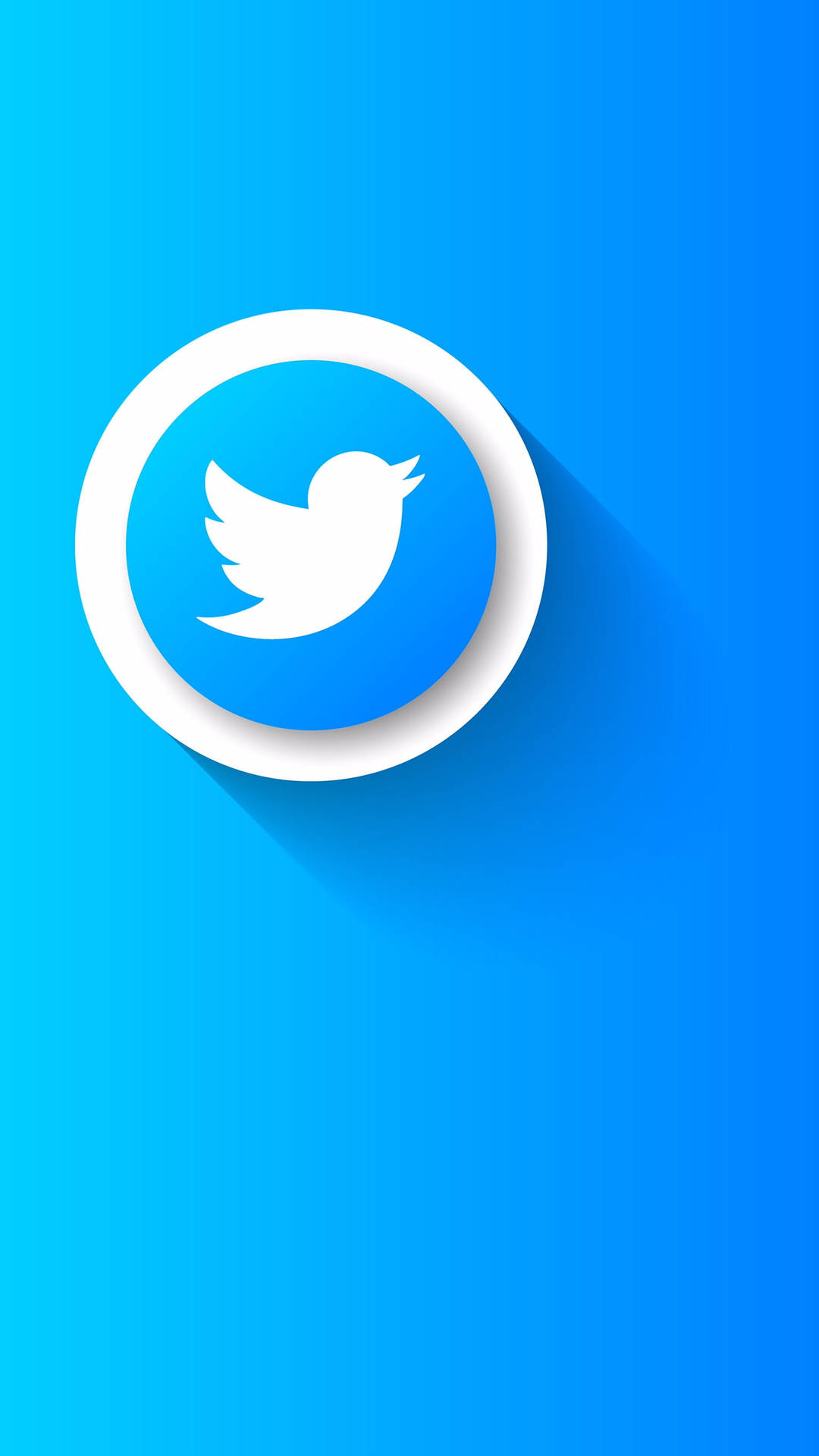 Twitter Bird Emblem Background