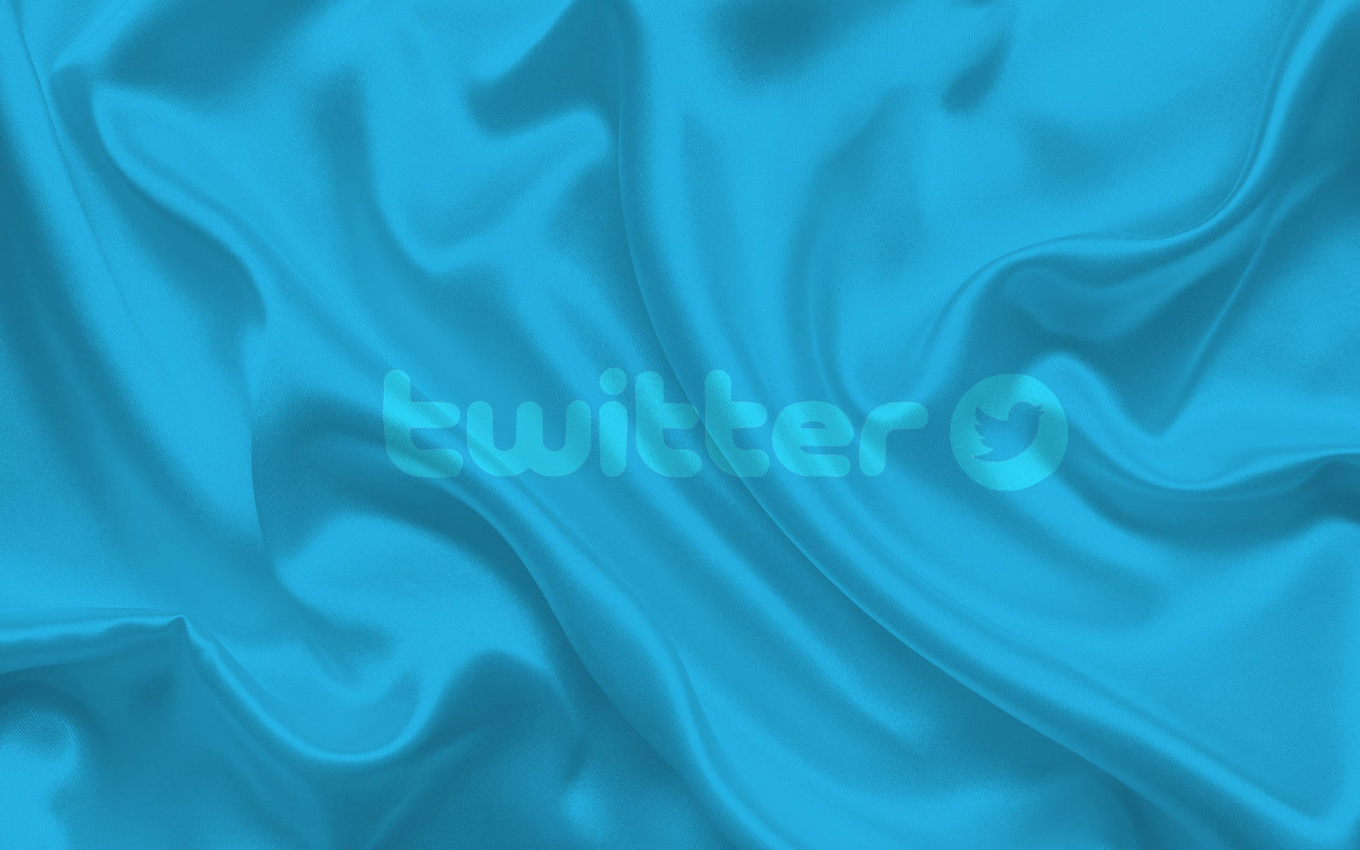Twitter Satin Blue Background