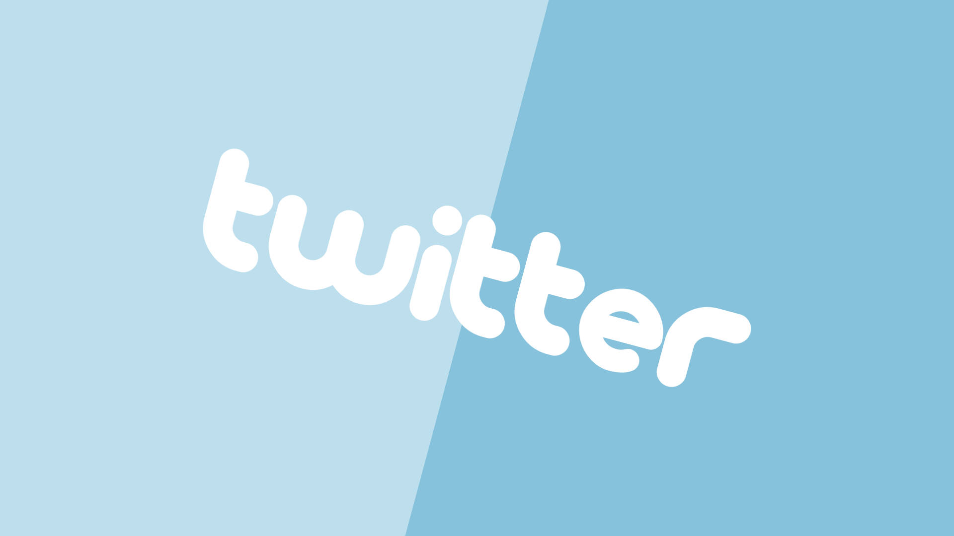 Twitter Text Logo Background