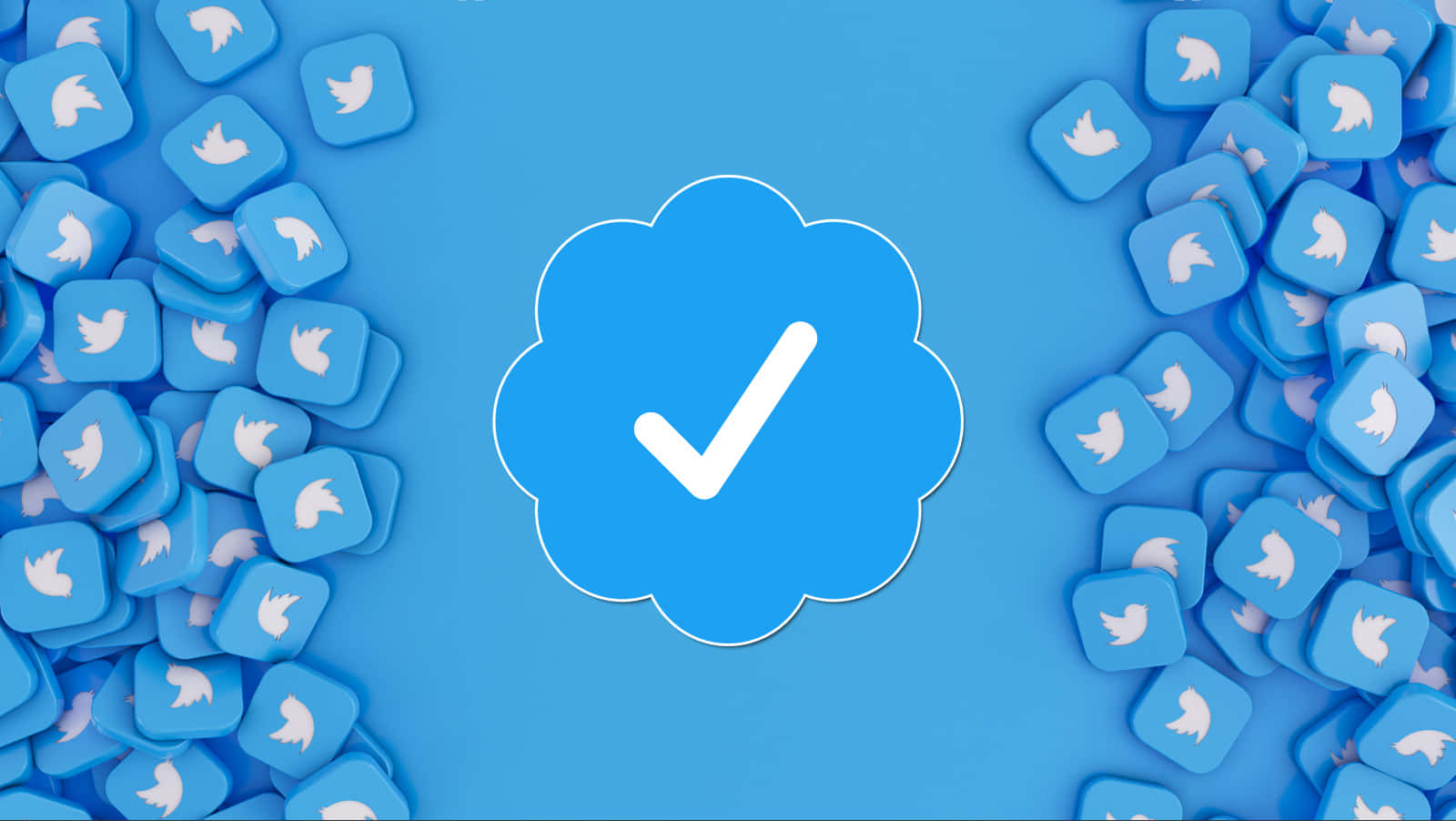 Twitter Verification Concept Background