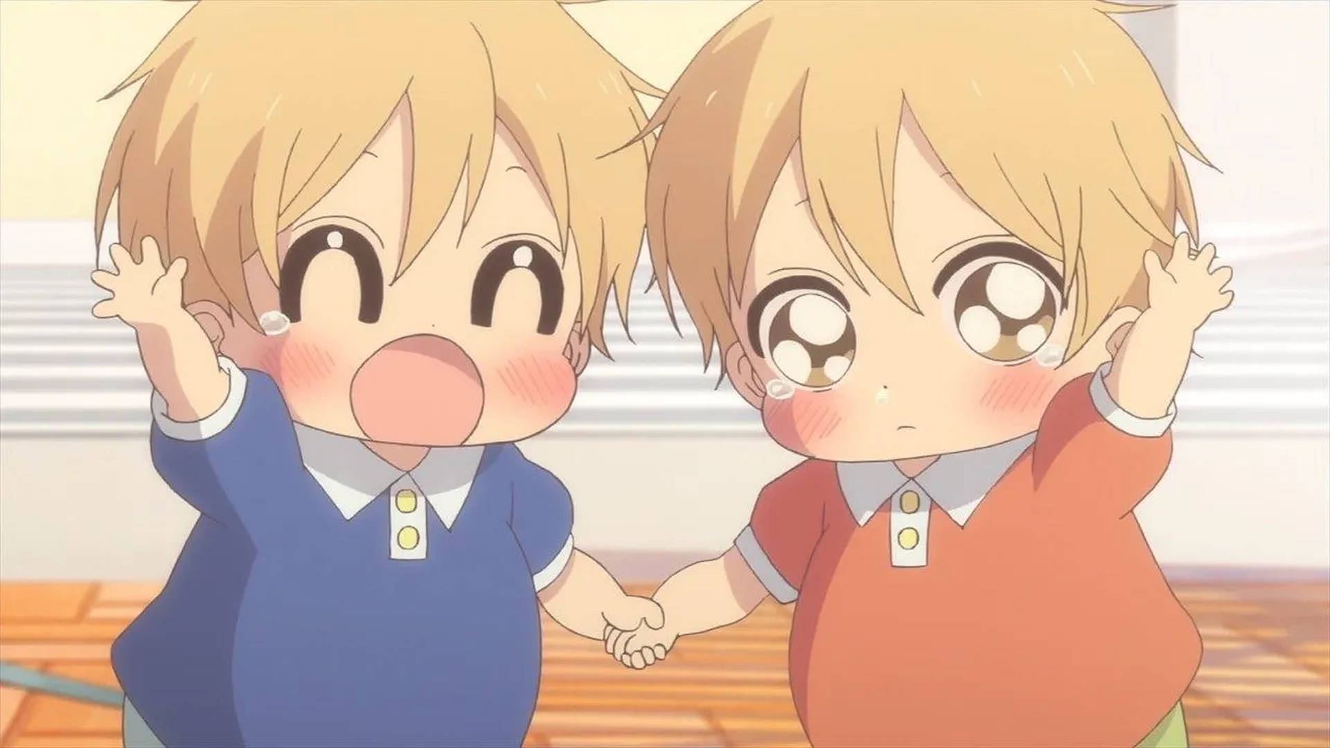Two Adorable Anime Kids
