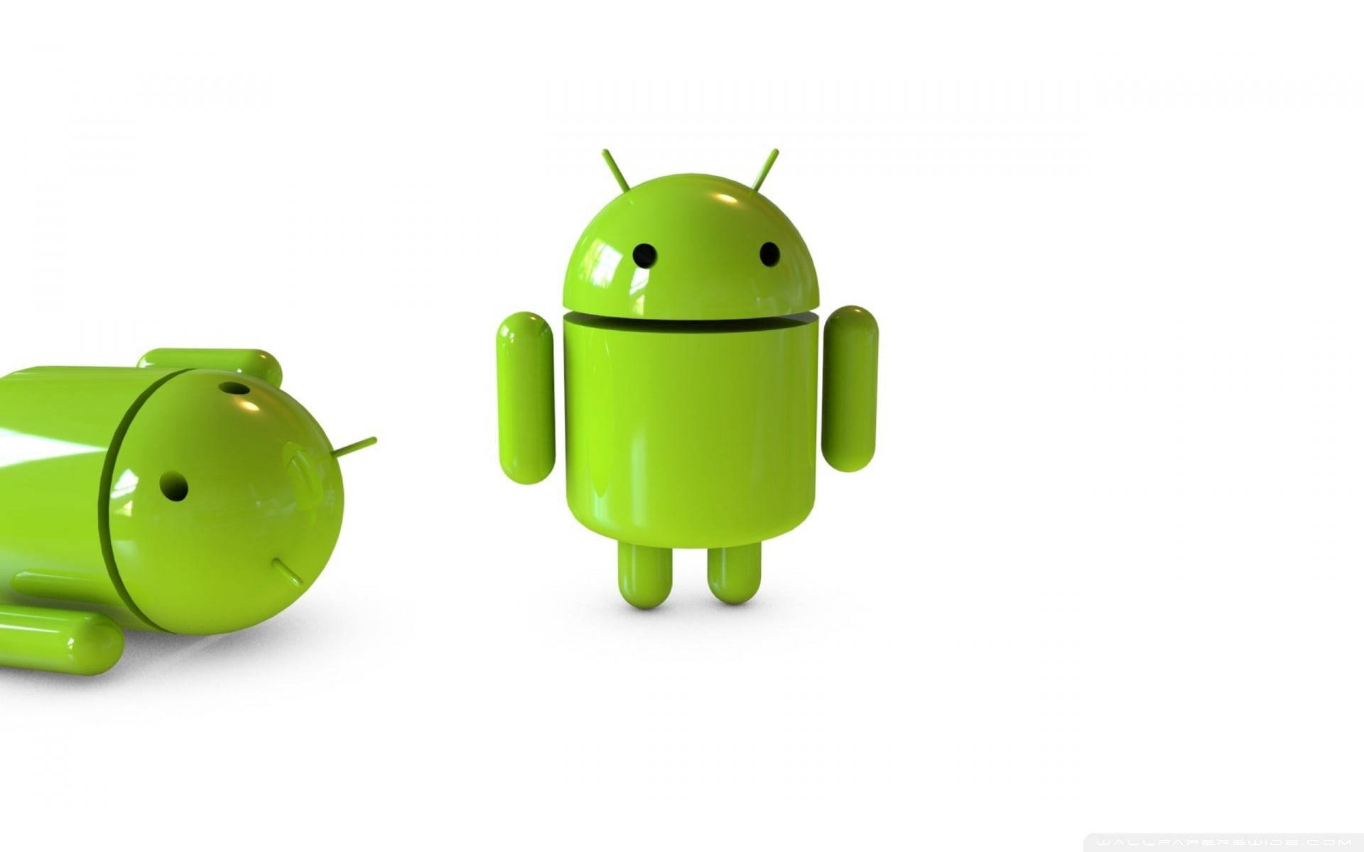 Two Android Robotics Desktop Background
