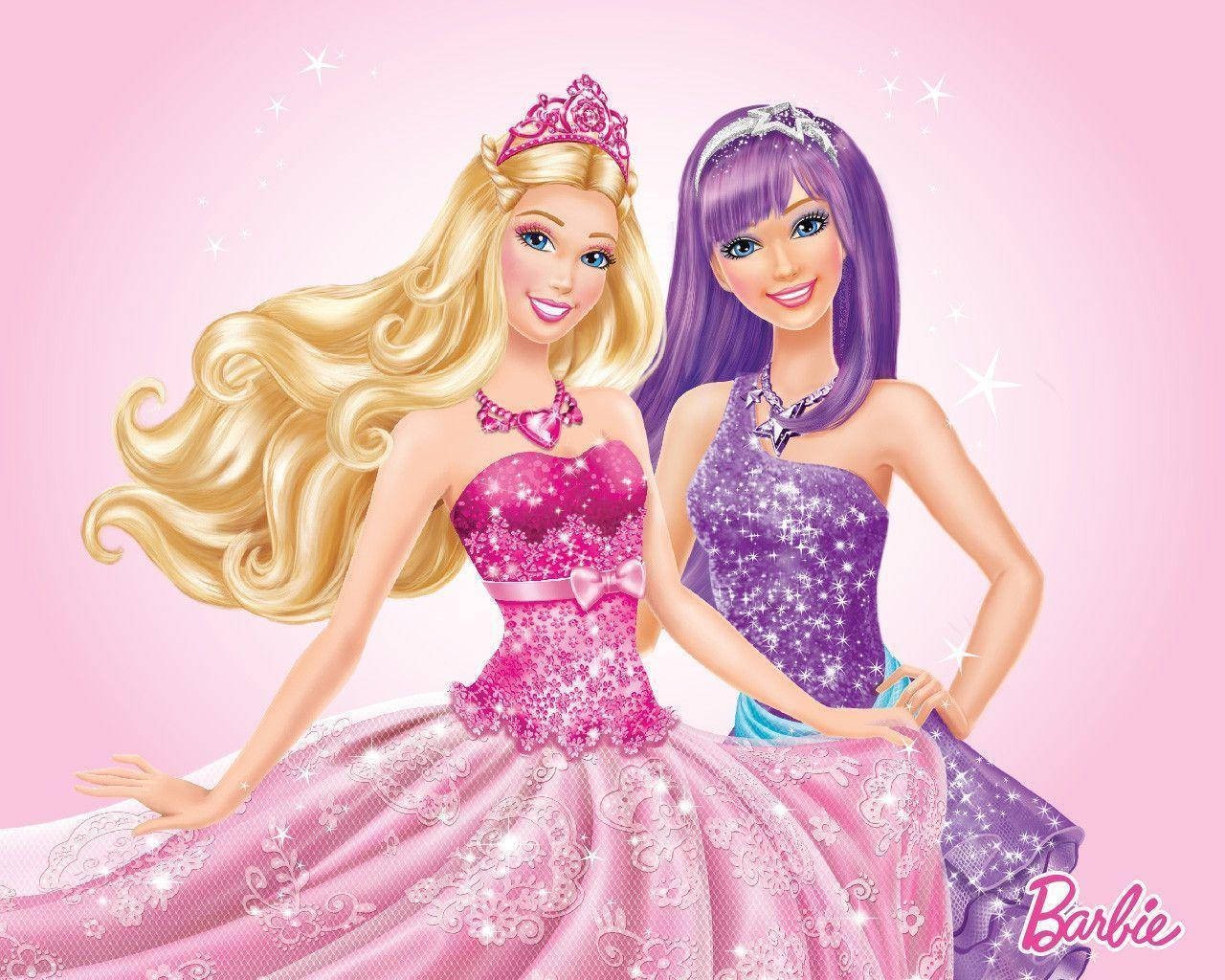 Two Beautiful Princesses Background