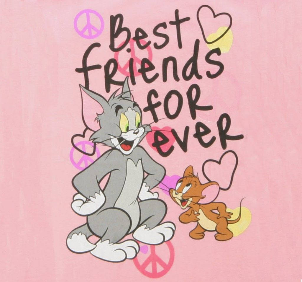 Two Best Friends, Tom And Jerry Background
