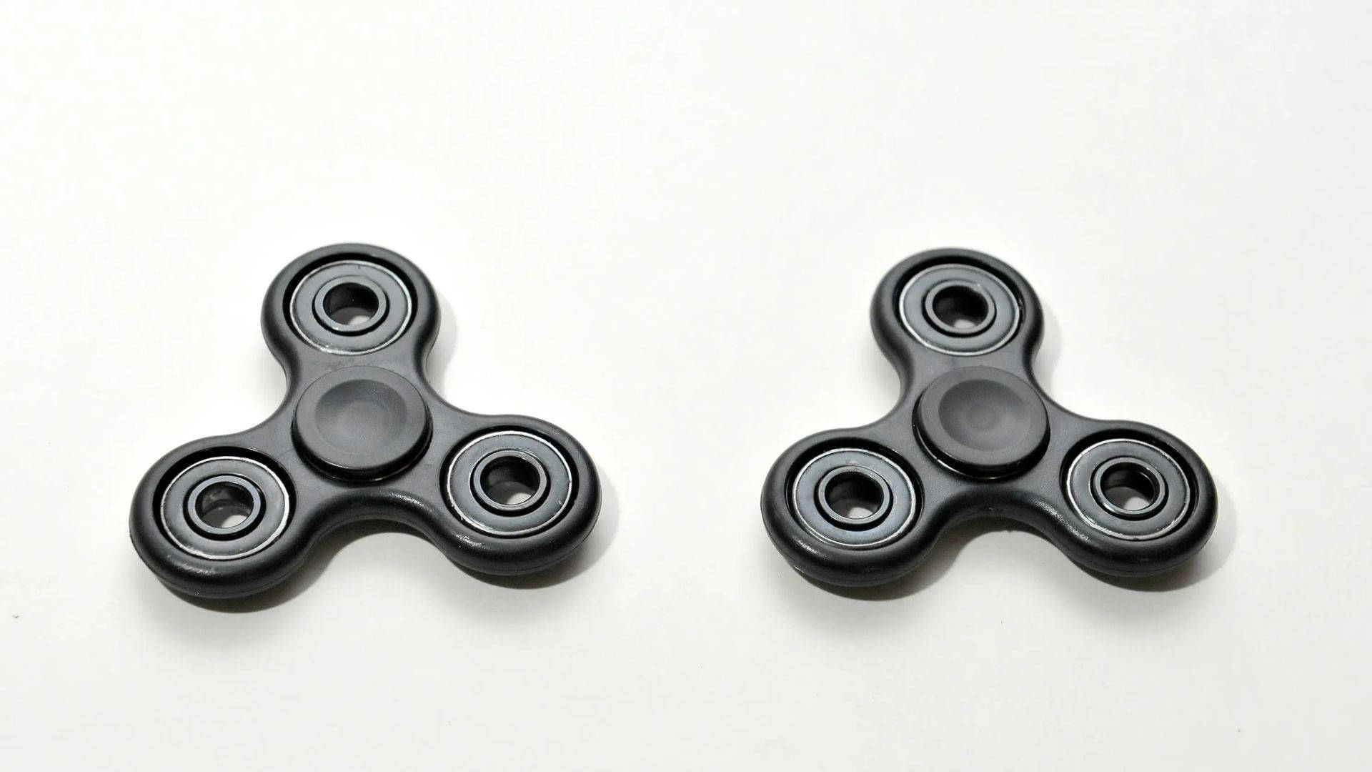 Two Black Fidget Toys