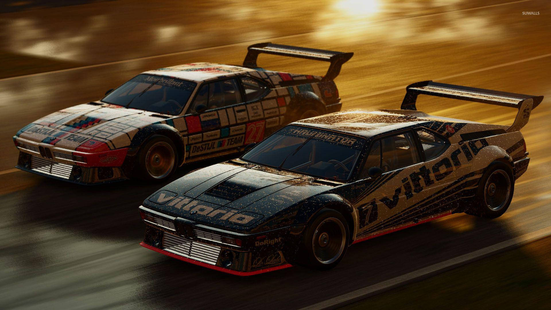 Two Bmw M1 From Project Cars Background