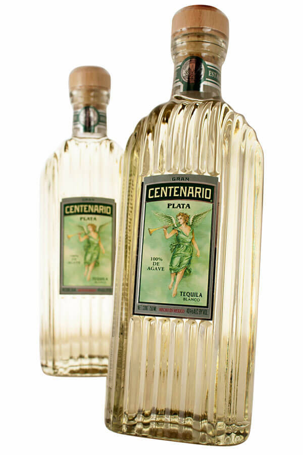 Two Bottles Of Grand Centenario Tequila Plata Background