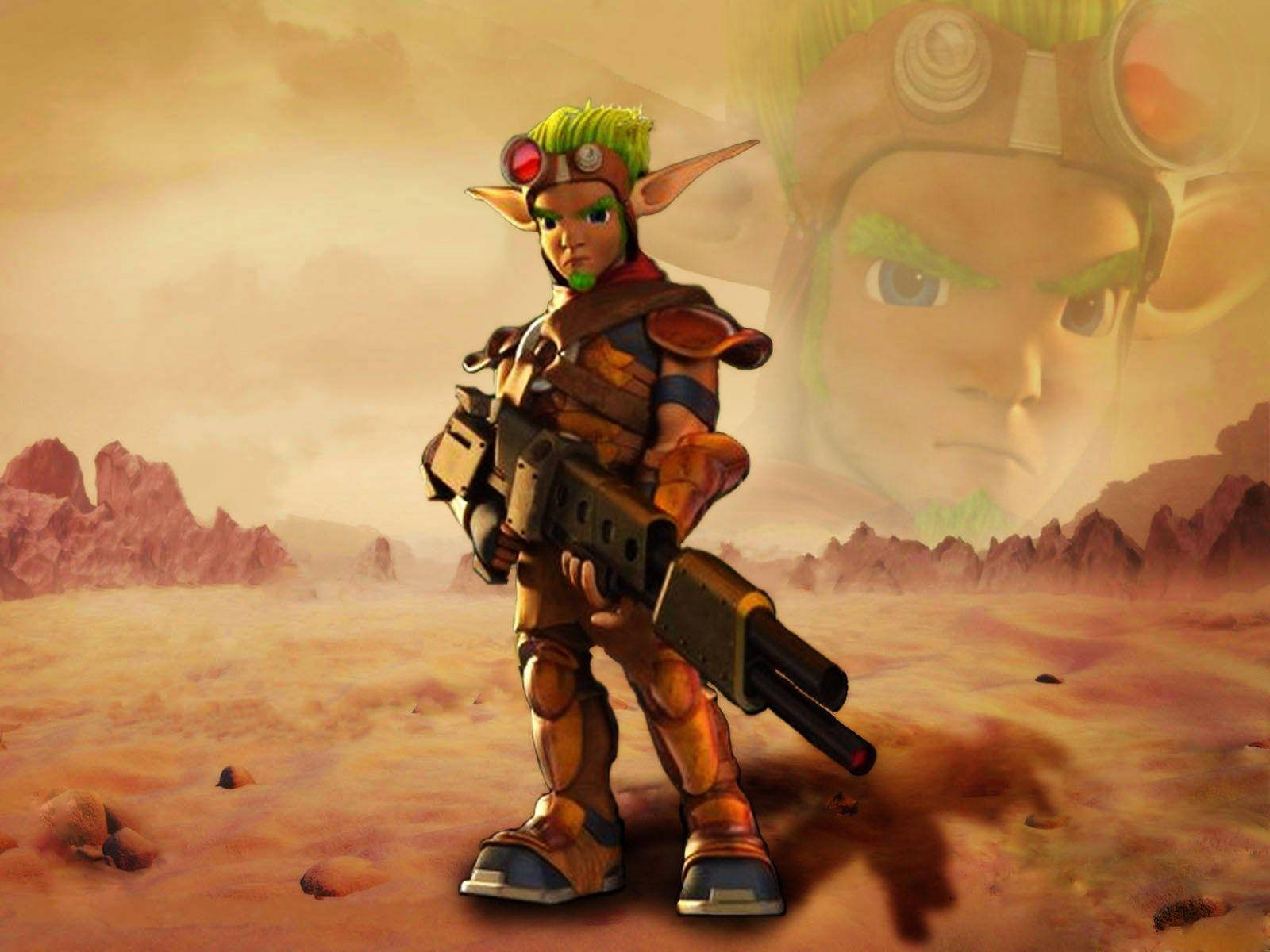 Two Brave Heroes... Jak And Daxter! Background