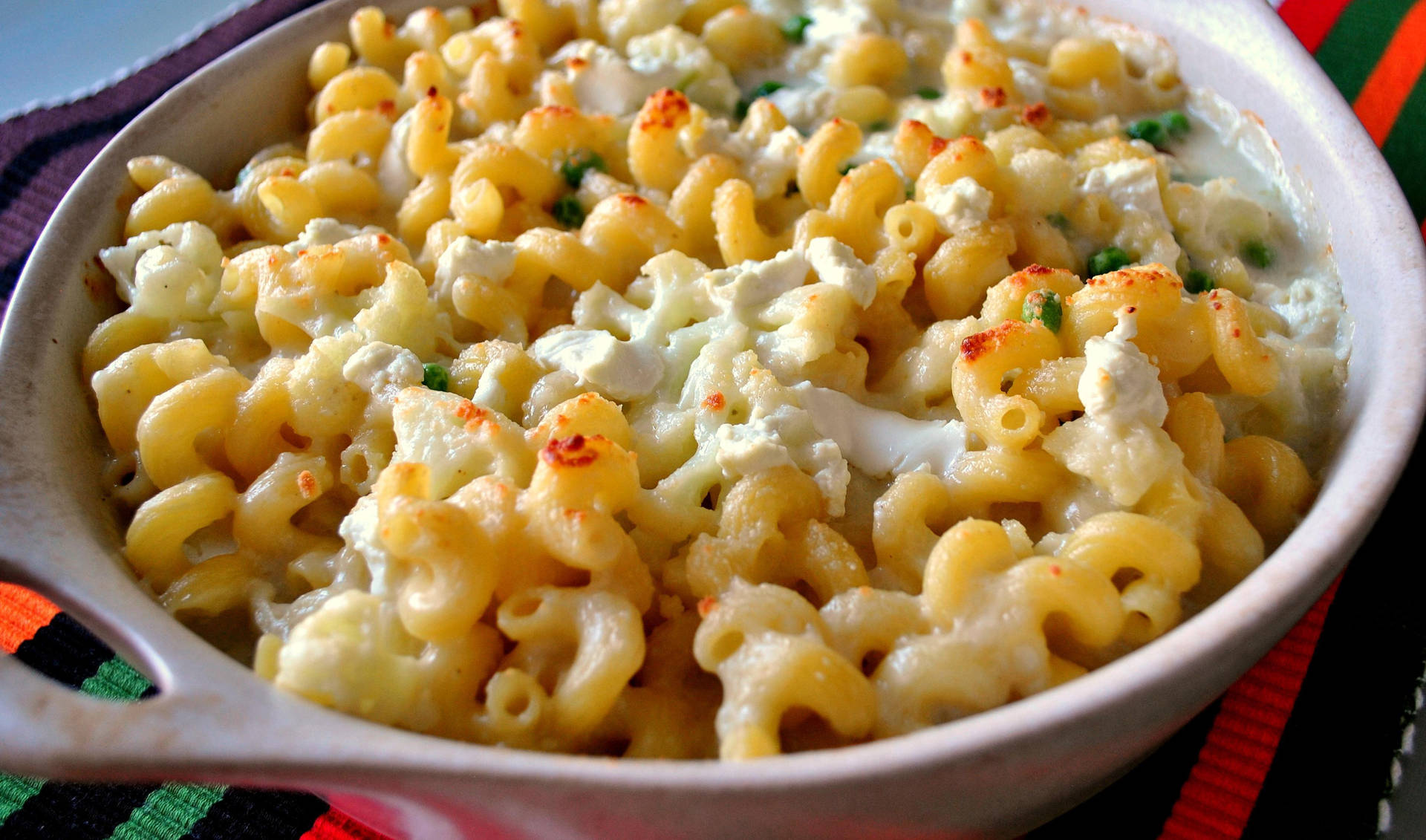 Two Cheese Mac And Cheese Background