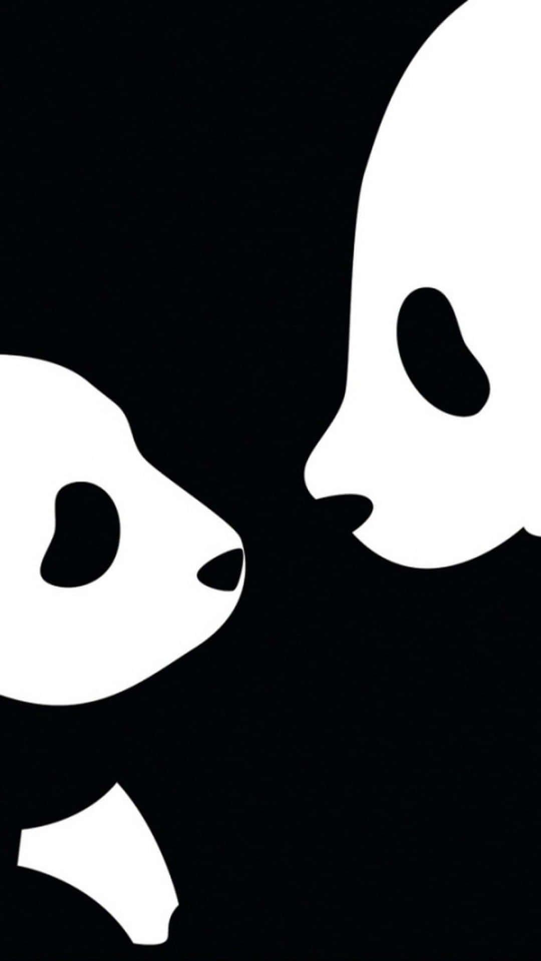Two Classic Cartoon Characters Meet Background