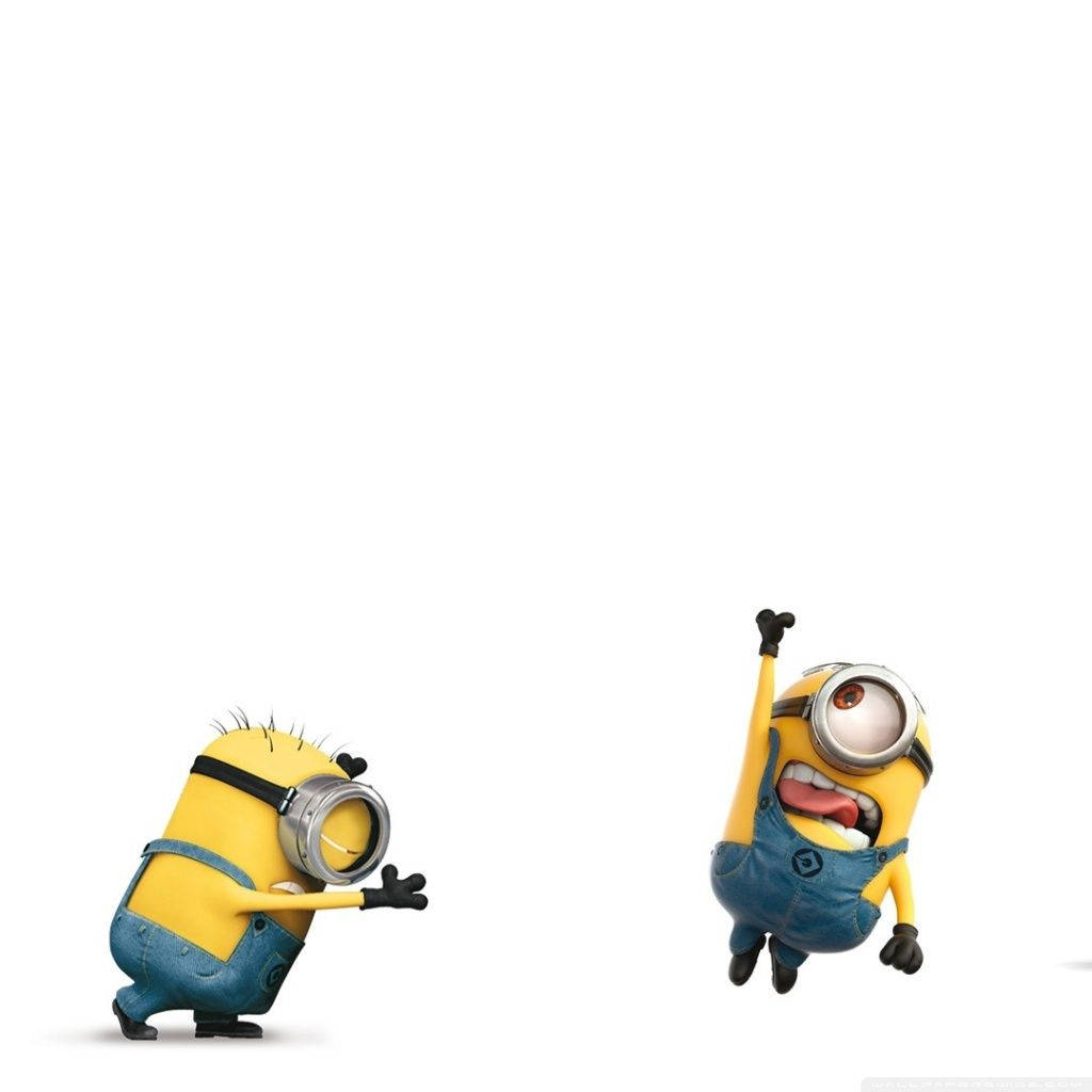 Two Cute Minions Despicable Me 3