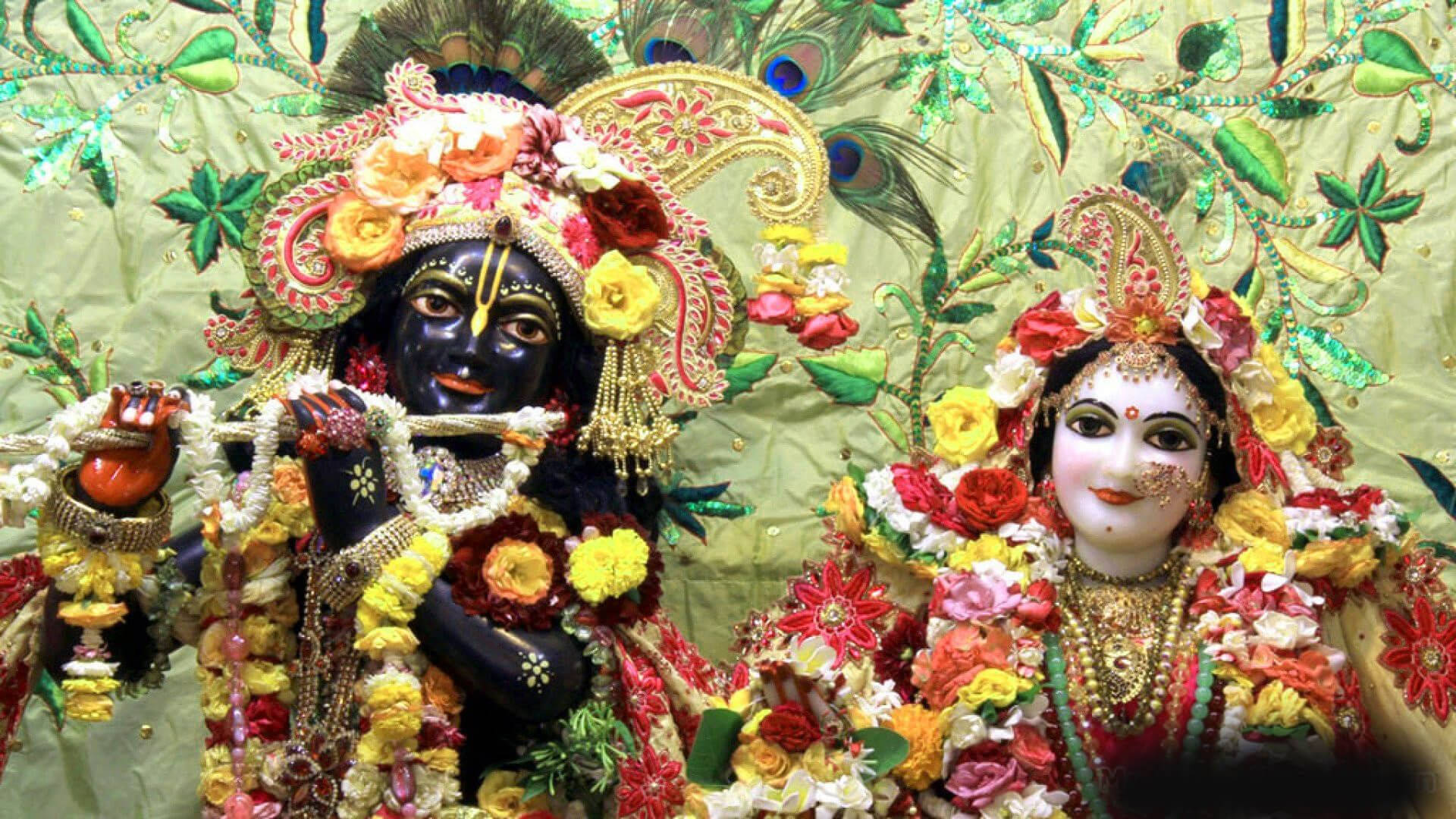 Two Dark Krishnas Background