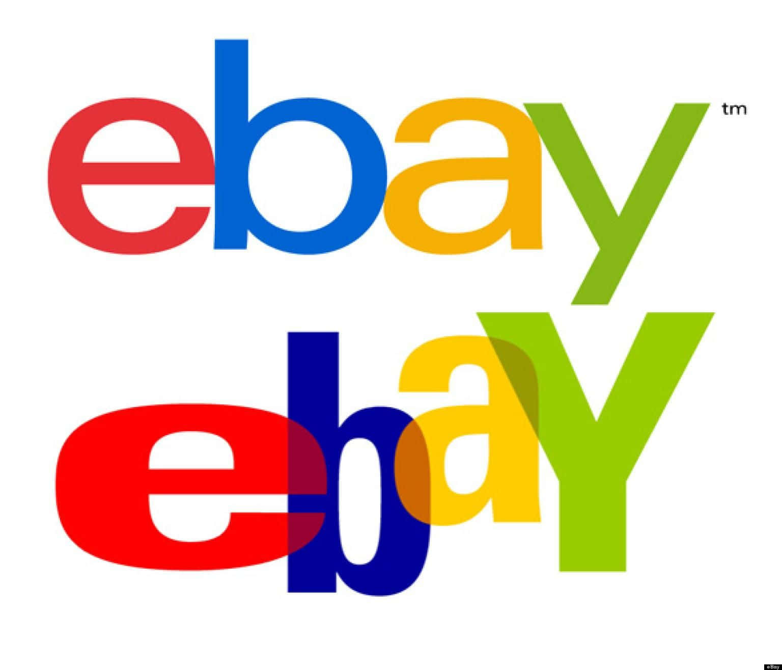 Two Different Ebay Uk Logos Background