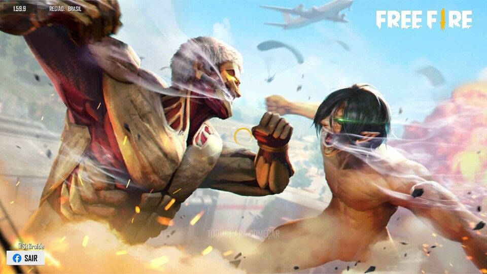 Two Fighters Free Fire Game Background