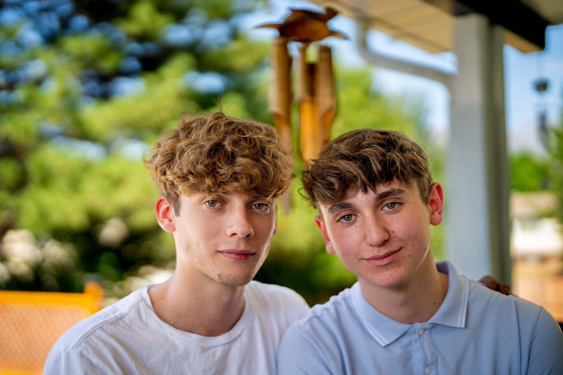 Two Gay Boys Sitting Together