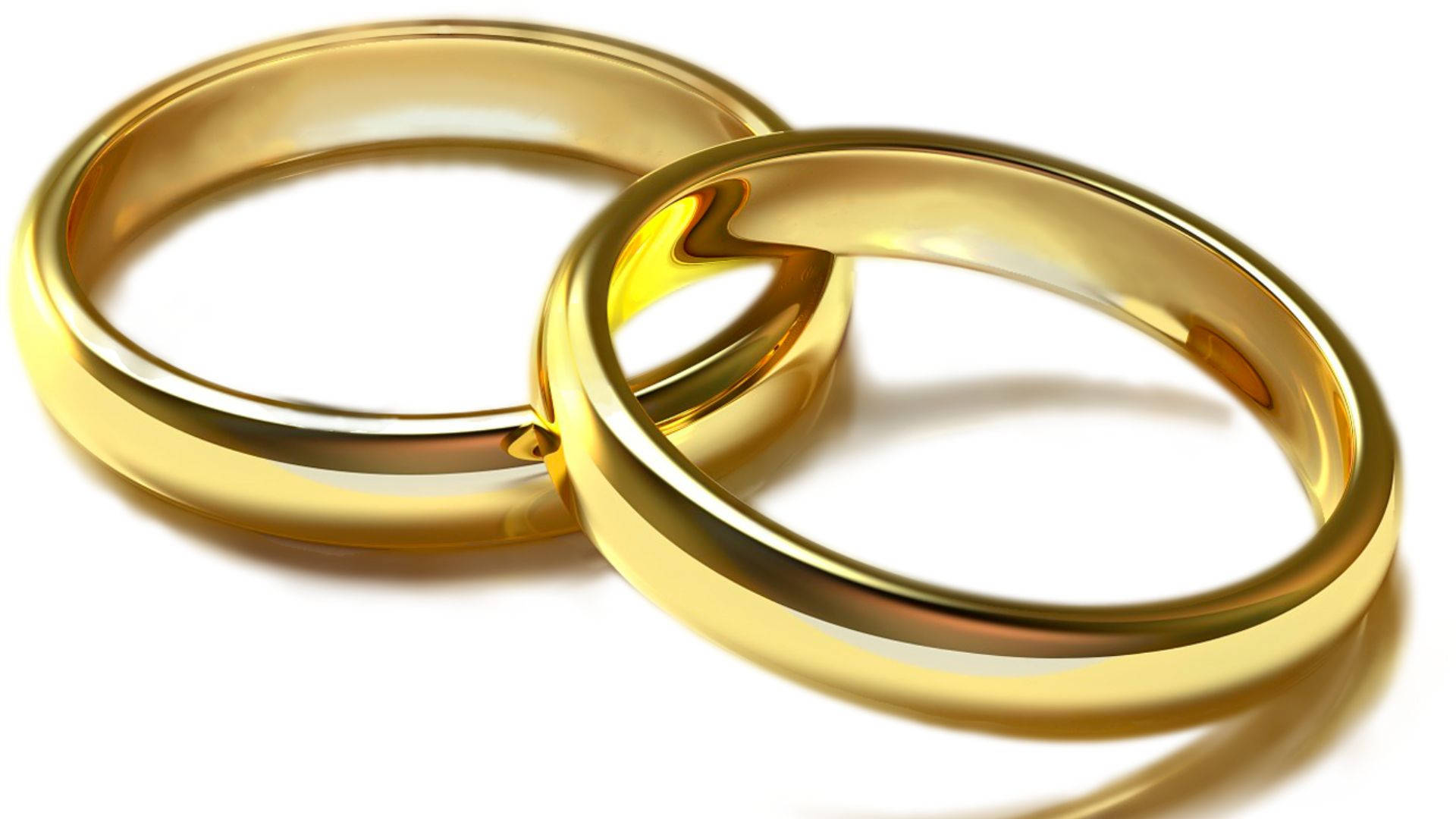 Two Gold Wedding Rings