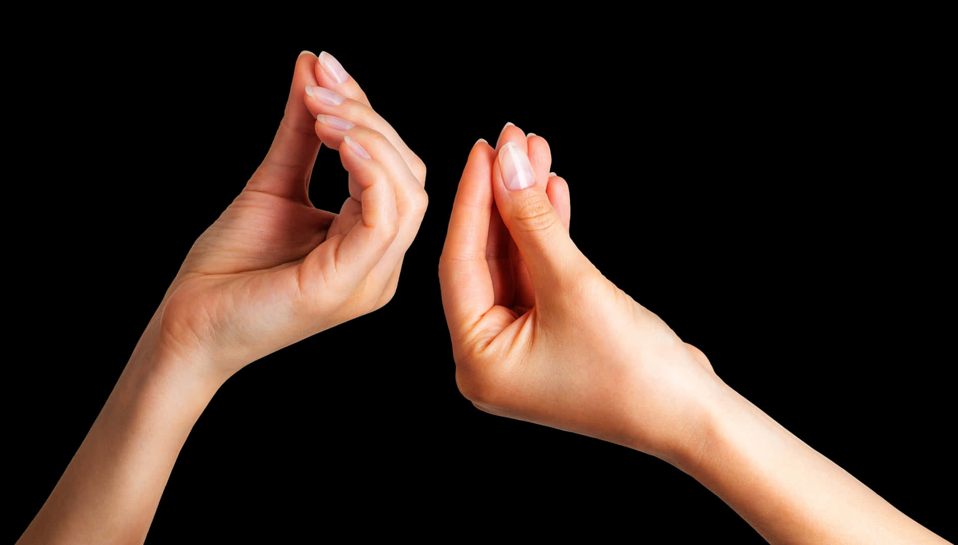 Two Hand Negligible Gesture Background