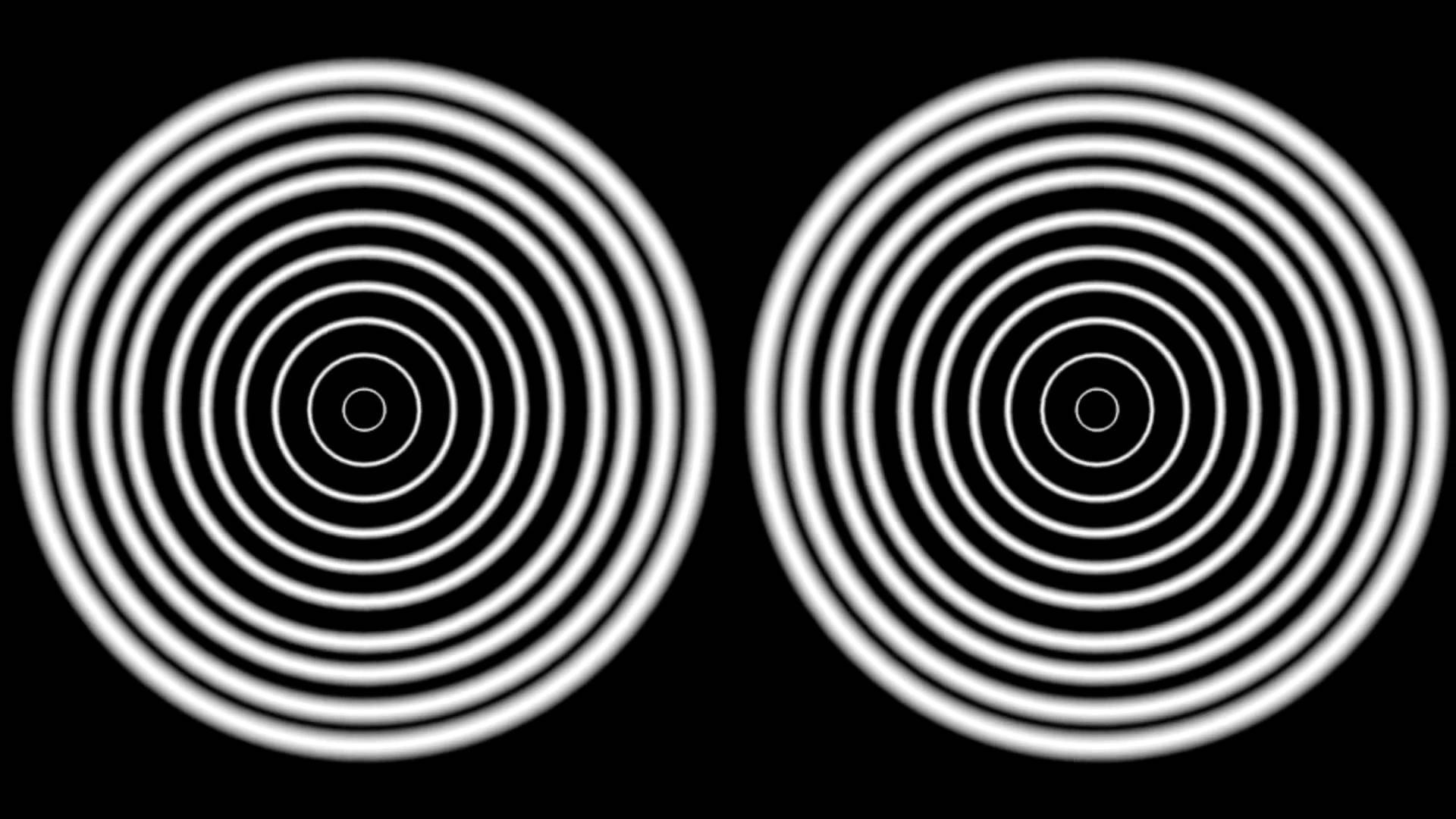 Two Hypnosis Concentric Circles Background