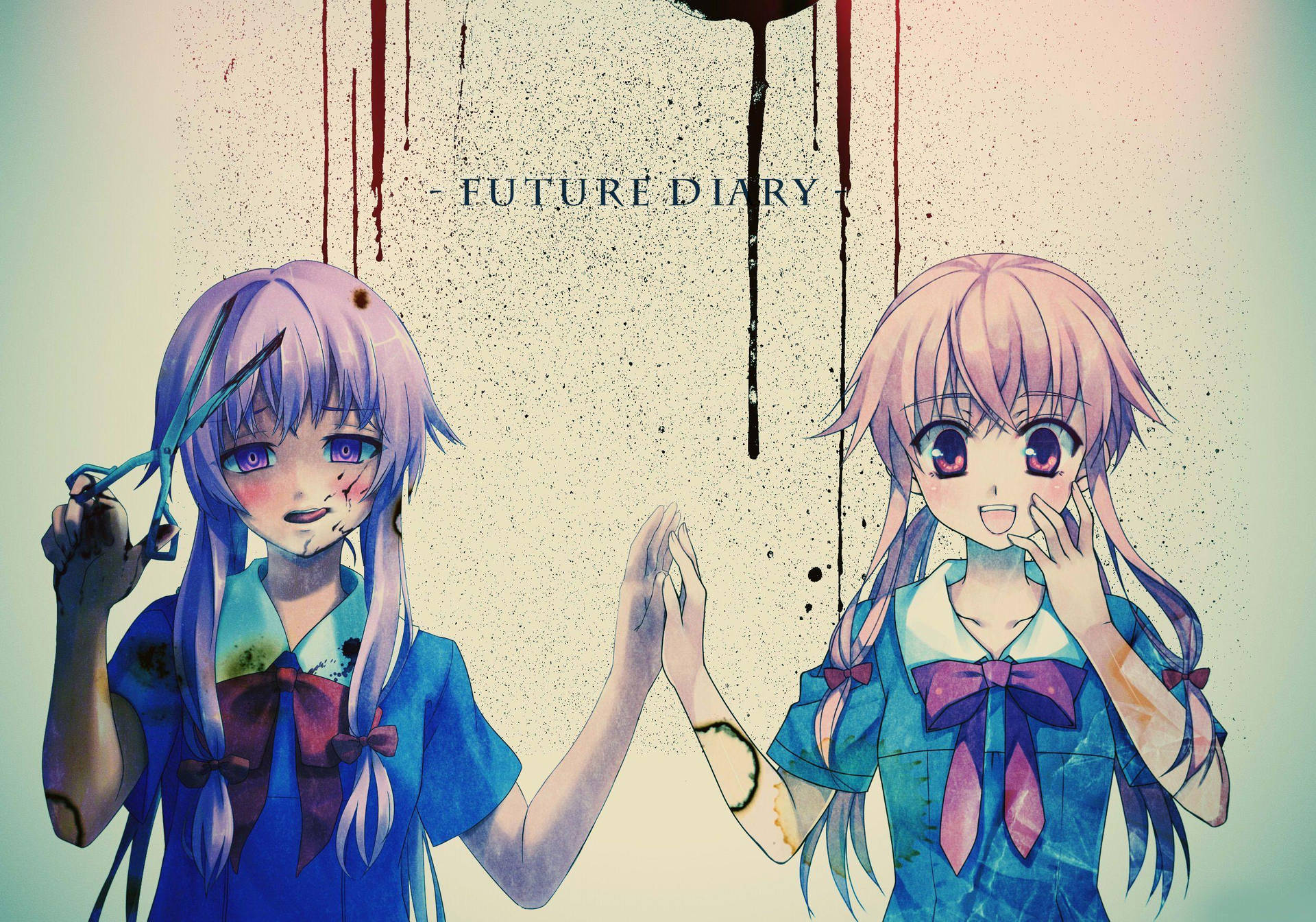 Two Identities In Future Diary Background