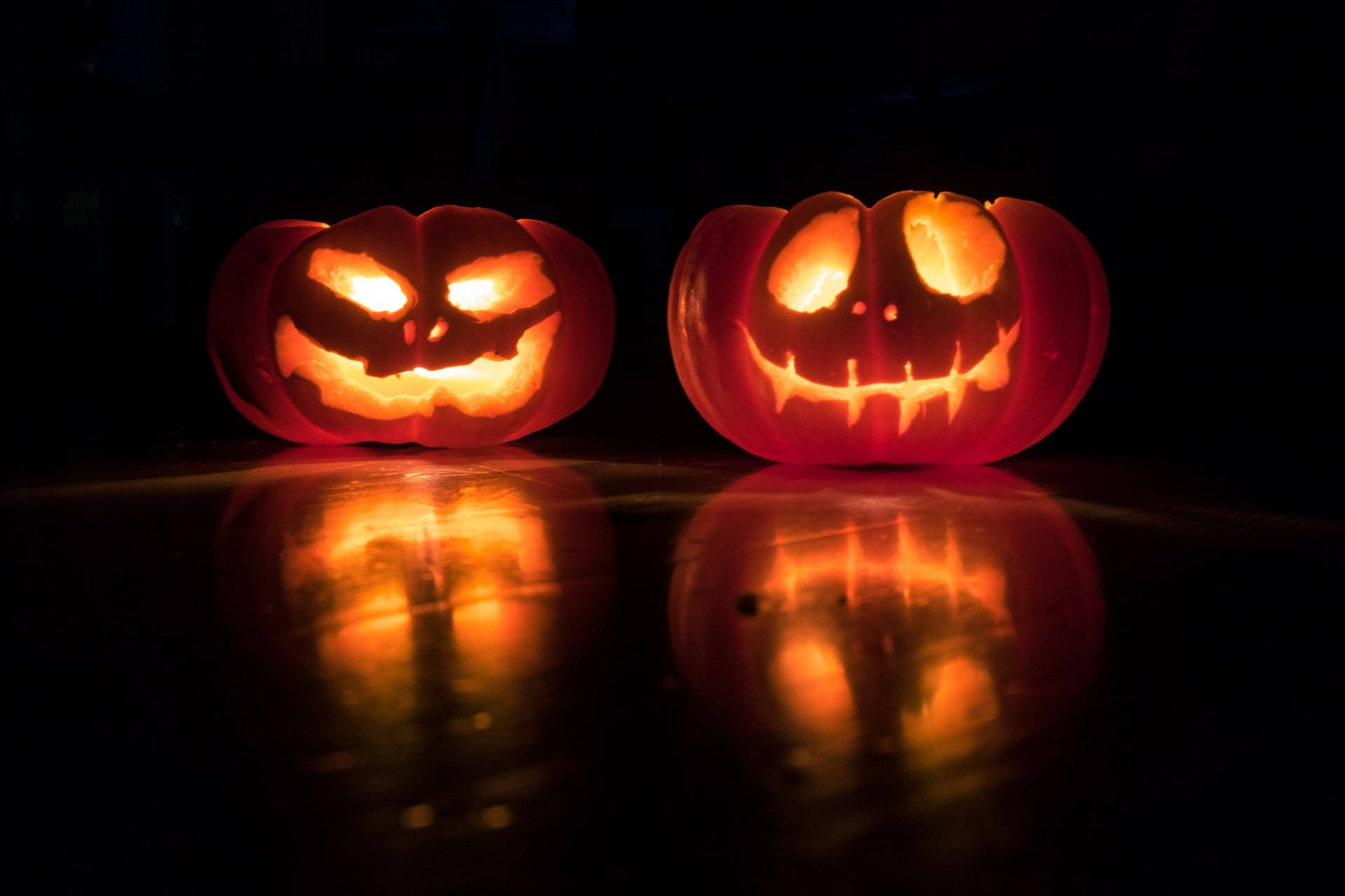 Two Jack Skellington Pumpkins Halloween Computer