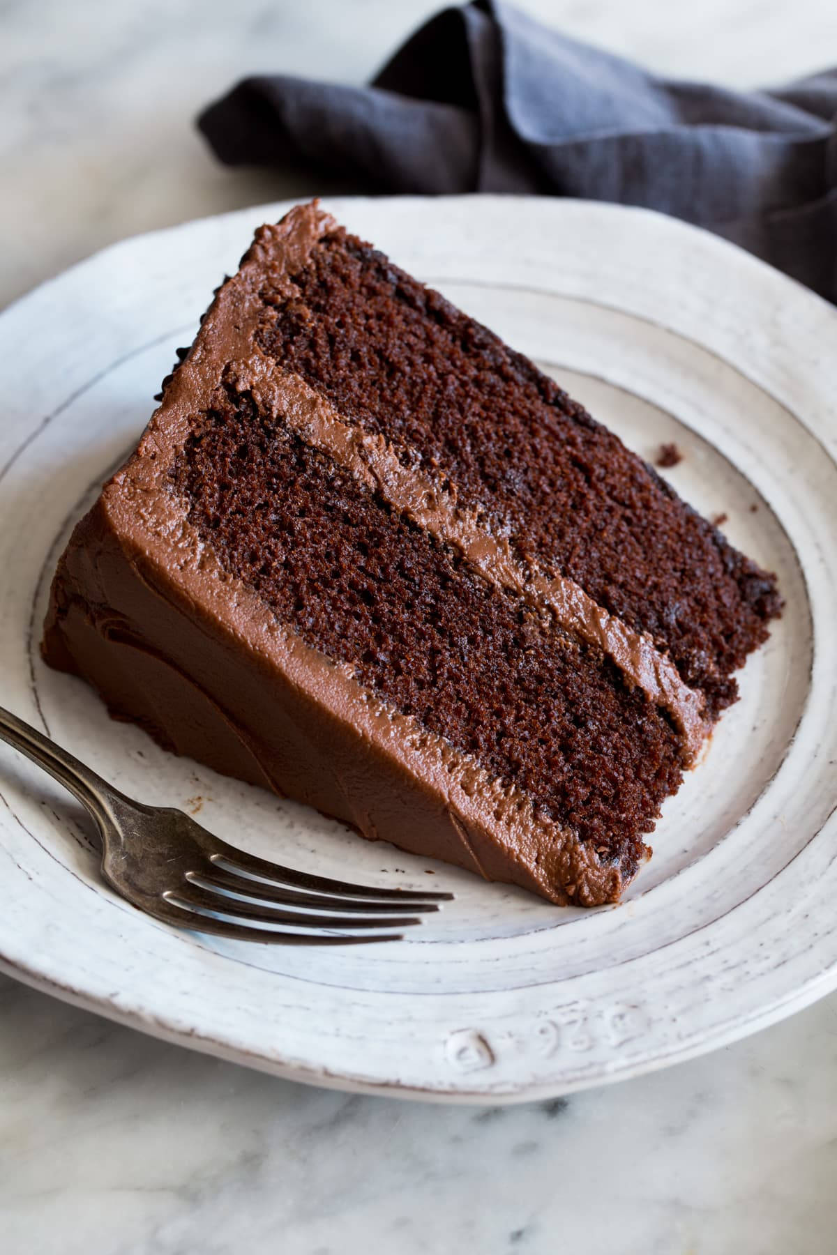 Two Layer Chocolate Cake Dessert