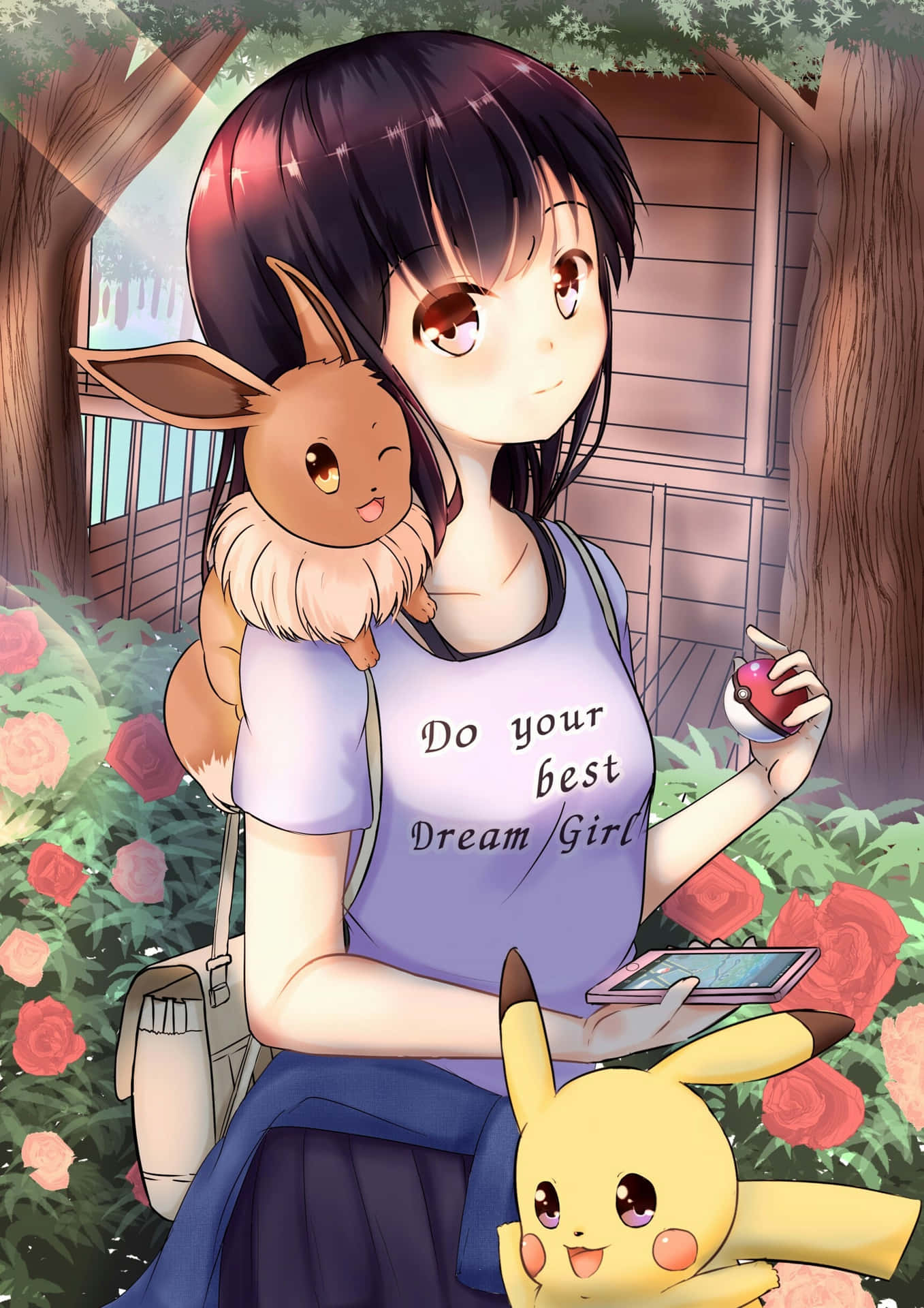 Two Of The Cutest Pokemon Ever - Pikachu & Eevee! Background