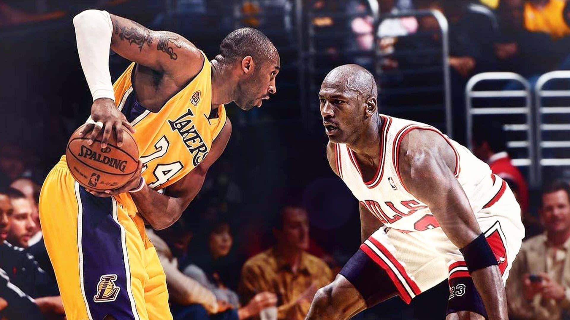Two Of The Greatest Basketball Legends, Mj And Kobe