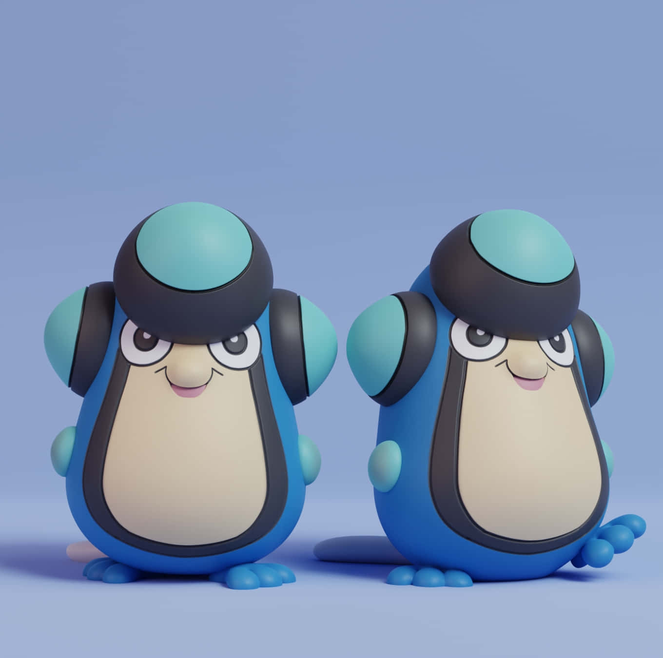 Two Palpitoad Toys Background