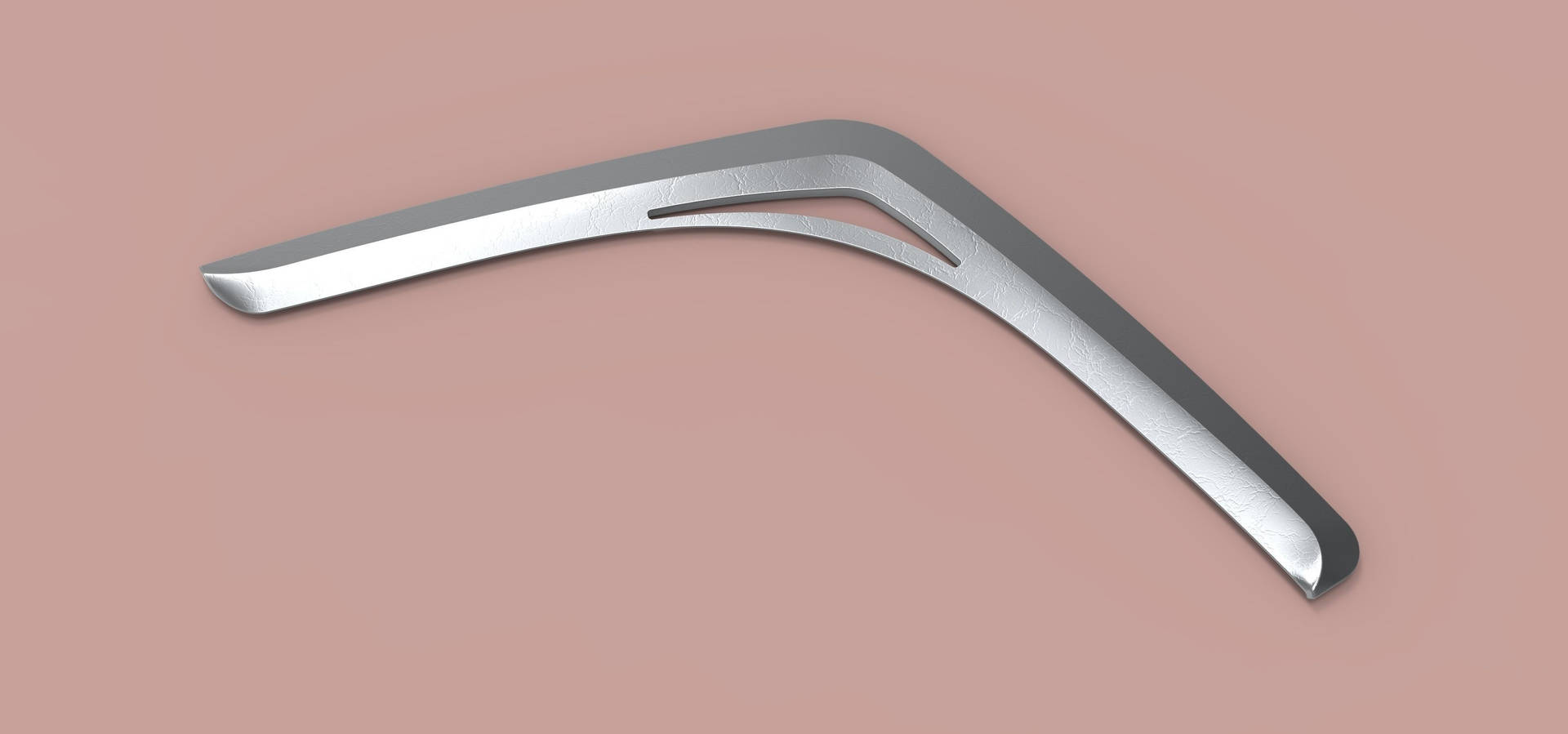 Two Sided Silver Boomerang Background